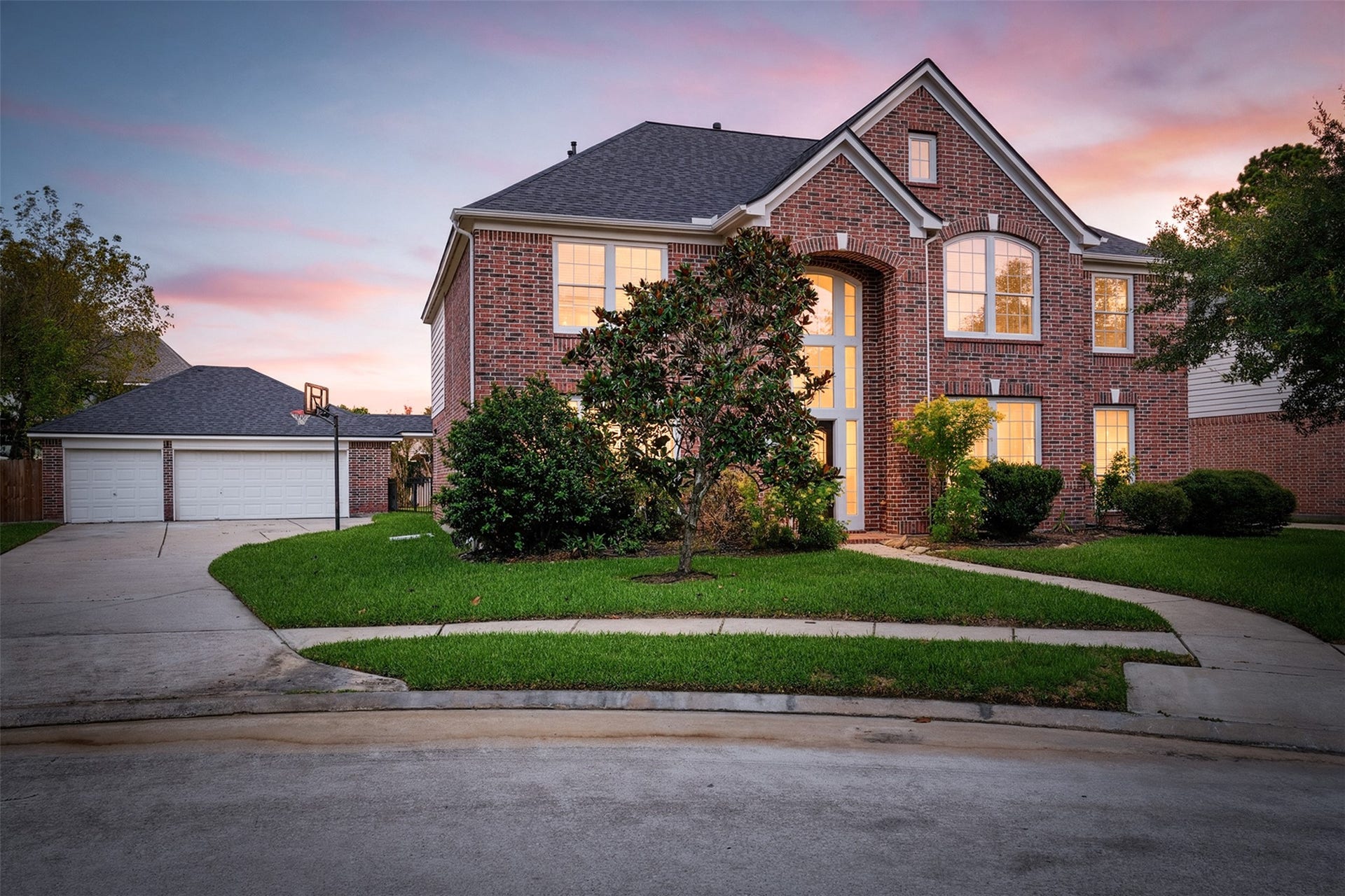 907 Colorado Springs Court, Spring, TX 77373 Situated on an oversized lot with a full three car garage and mature landscaping.
