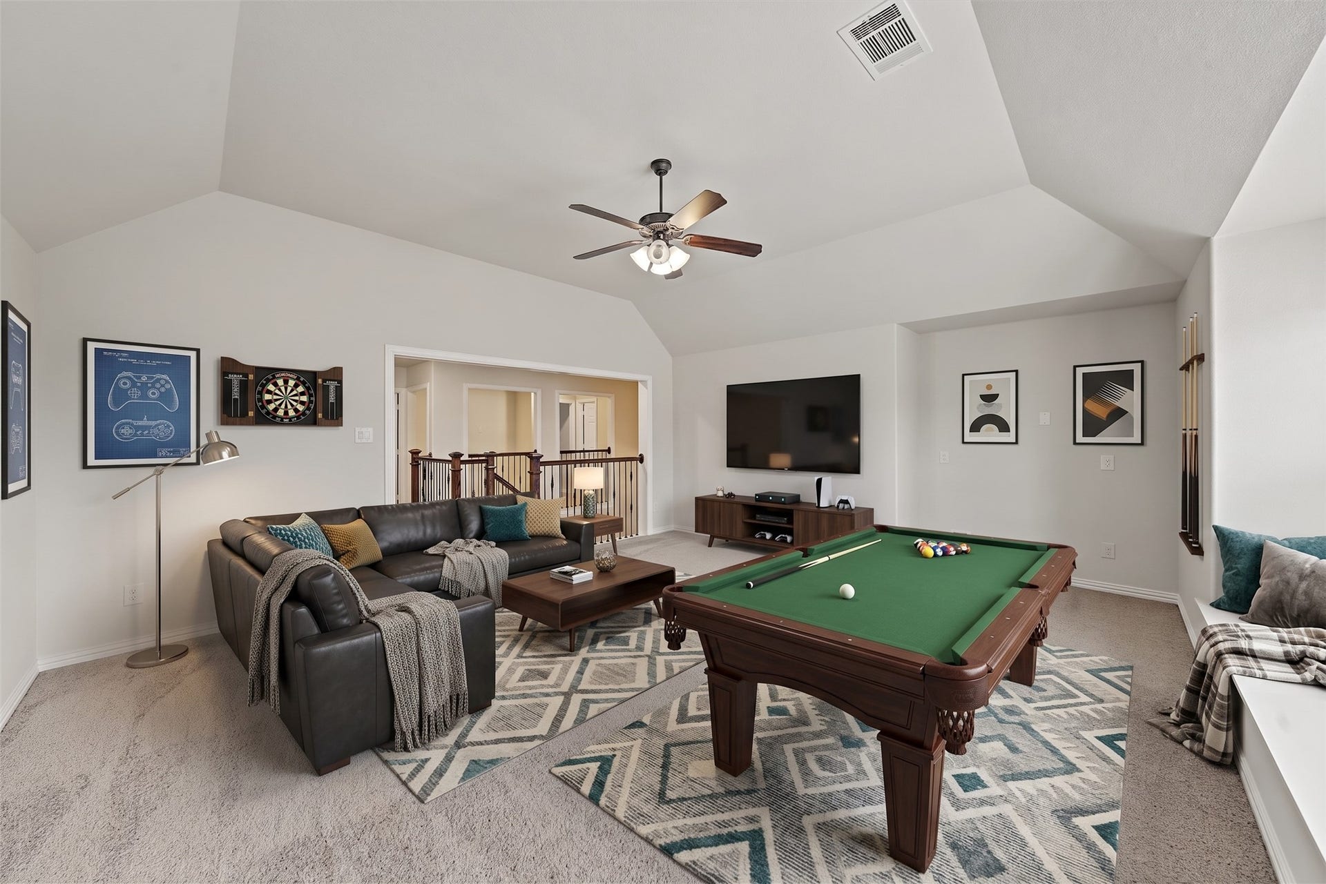 4226 Pebble Heights Lane, Sugar Land, TX 77479 Game Room Up