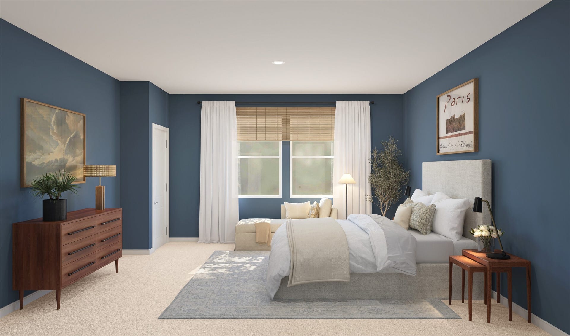 347 West Rose Marie Lane, Montgomery, TX 77356 Private primary suite (*Artist rendering used for illustration purposes only.)