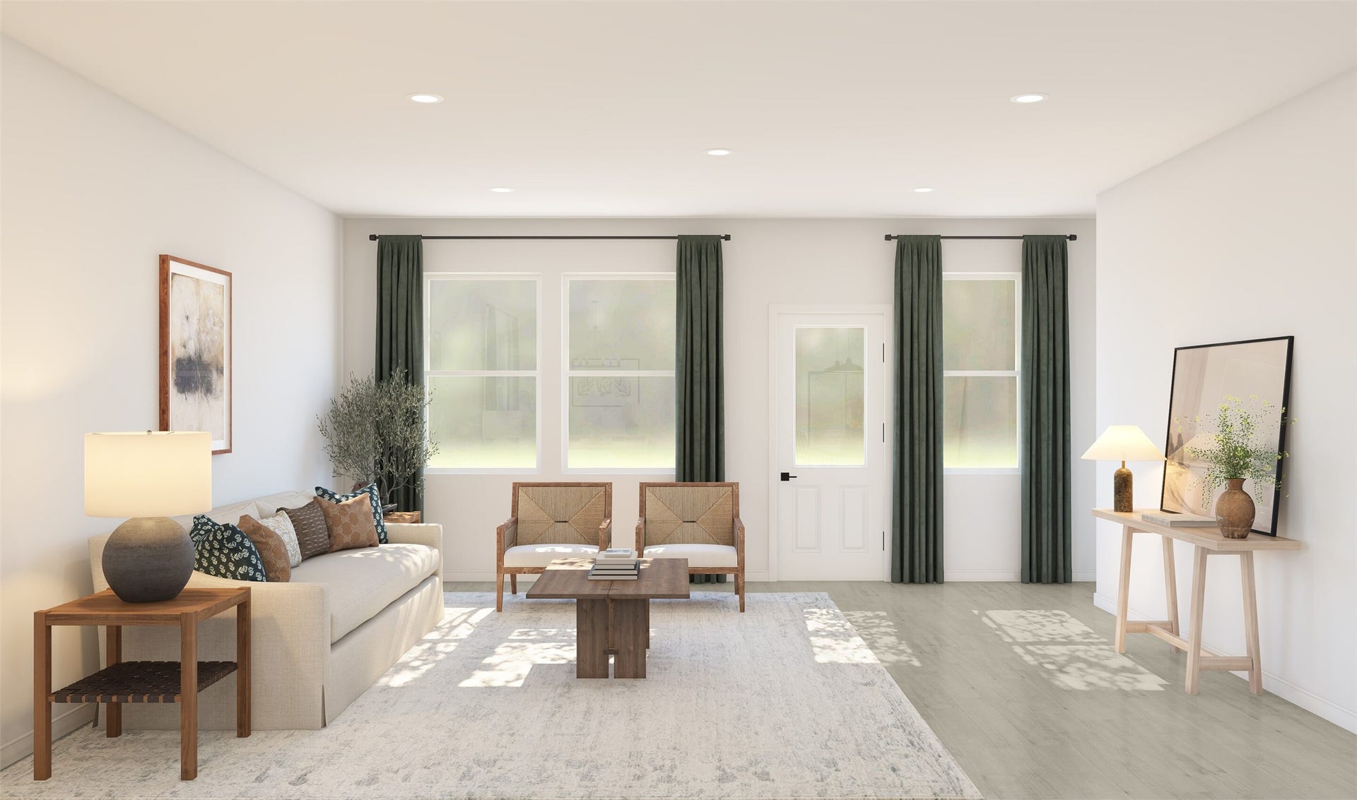 347 West Rose Marie Lane, Montgomery, TX 77356 Open great room (*Artist rendering used for illustration purposes only.)