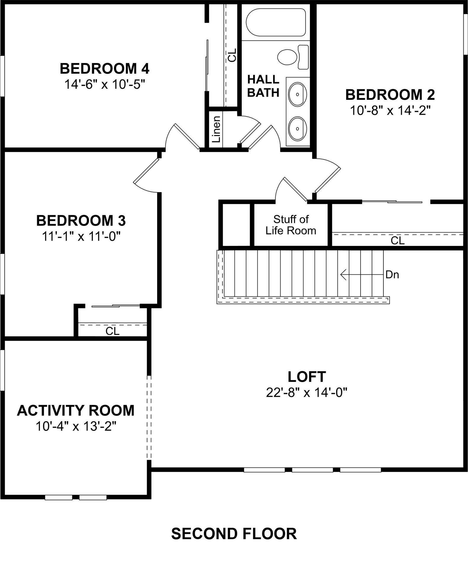 347 West Rose Marie Lane, Montgomery, TX 77356 The Zambezi II floor plan by K. Hovnanian Homes. 2nd Floor shown. *Prices, plans, dimensions, features, specifications, materials, and availability of homes or communities are subject to change without notice or obligation.