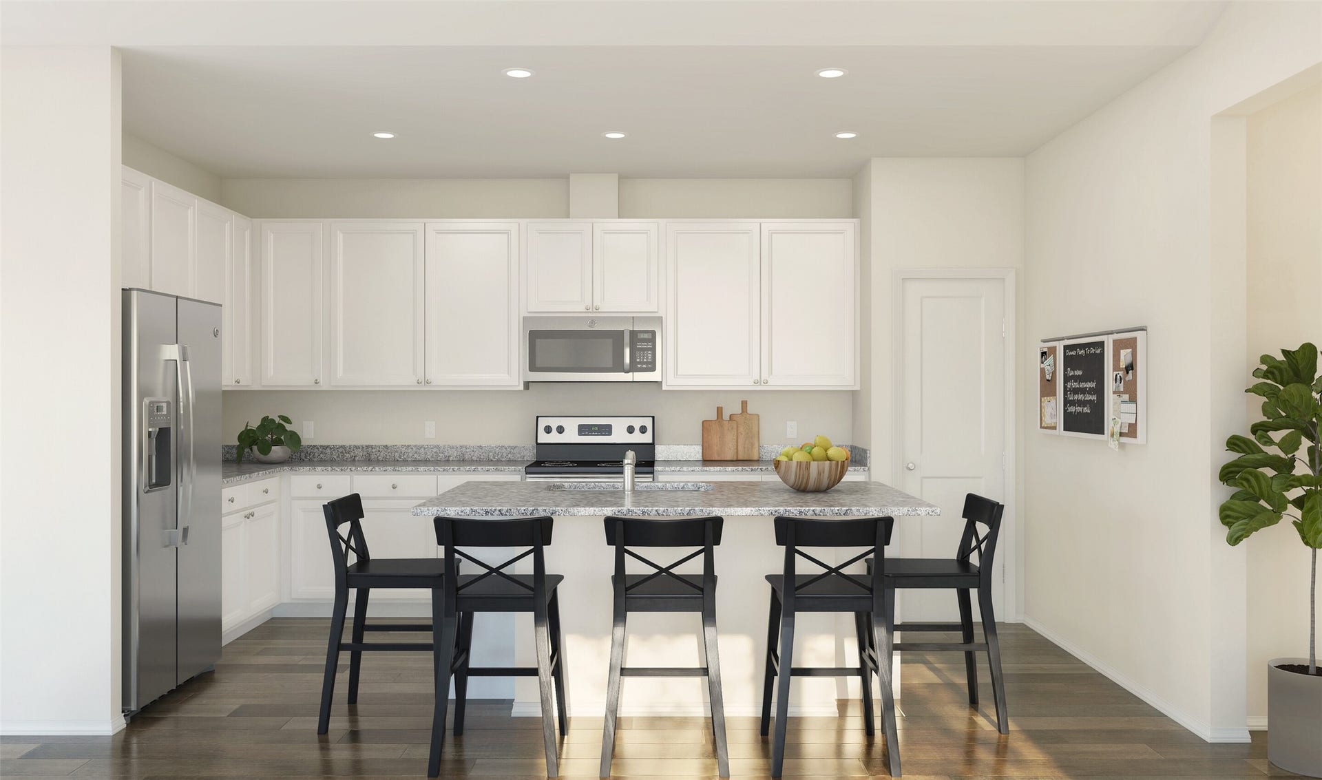 347 West Rose Marie Lane, Montgomery, TX 77356 Chef-worthy island kitchen (*Artist rendering used for illustration purposes only.)