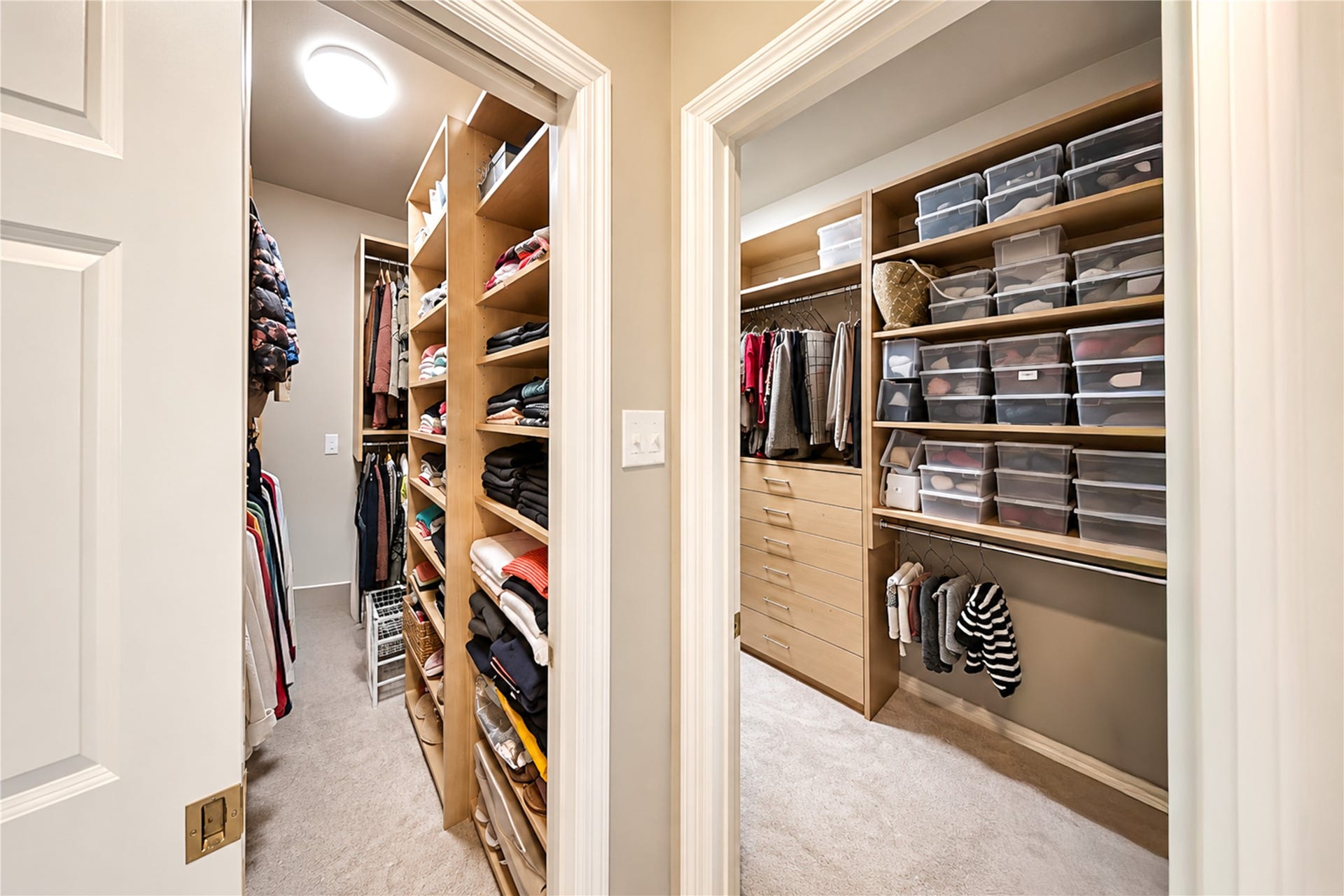4 Milan Estates, Houston, TX 77056 Custom closets with built-in shelving, drawers and hanging space offer abundant, well-organized storage.