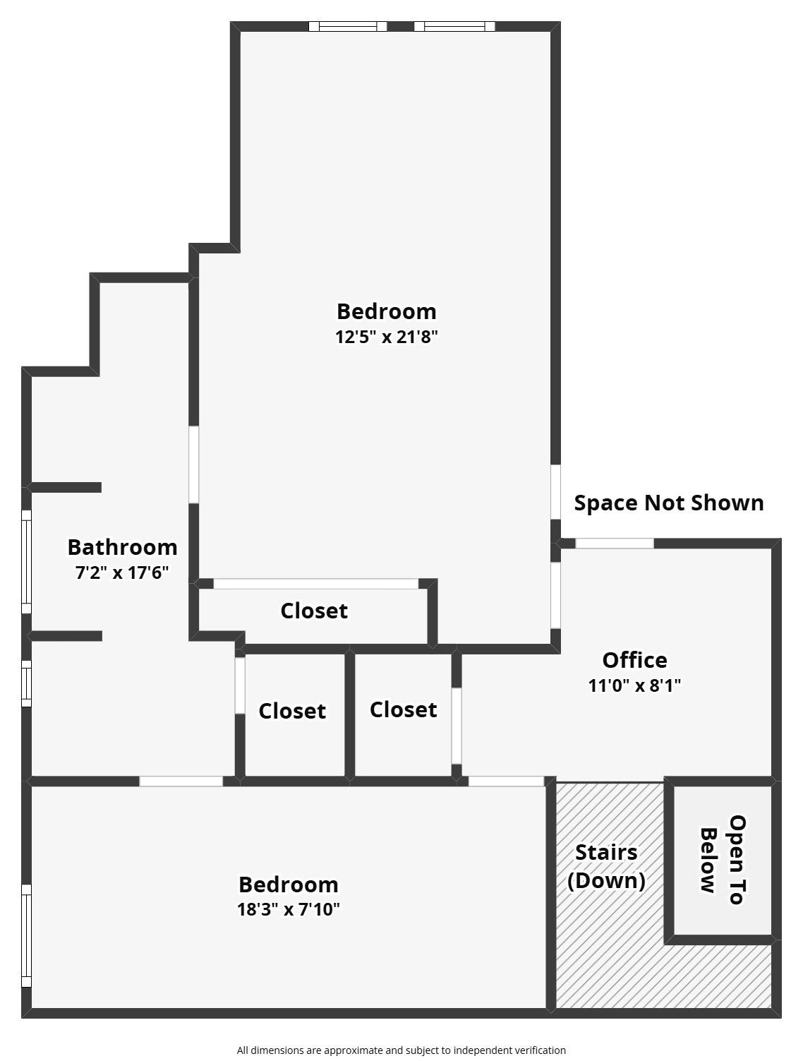 4 Milan Estates, Houston, TX 77056 Third floor: Secondary bedrooms and related spaces