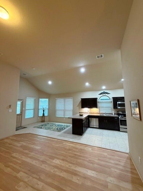 5406 Floral Valley Lane, Katy, TX 77449 Open Concept - Family Room overlooks Kitchen & Dining Area