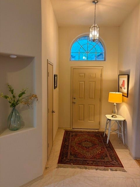 5406 Floral Valley Lane, Katy, TX 77449 Entrance with Coat CLoset and Art Niche