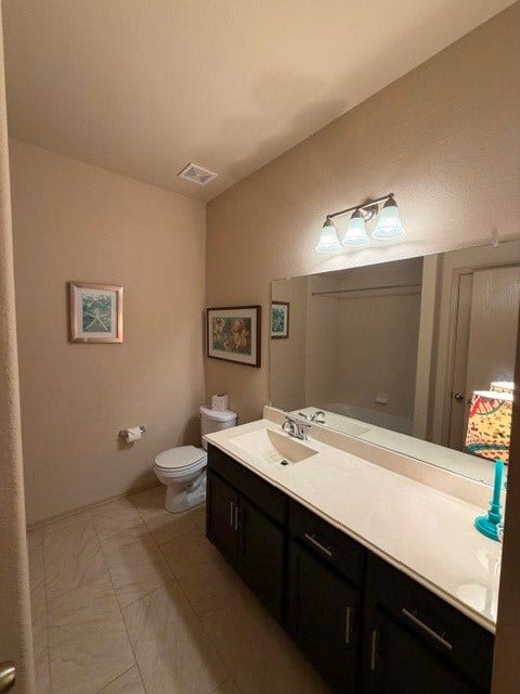 5406 Floral Valley Lane, Katy, TX 77449 Guest Bathroom with Sink and Large Vanity, Under Counter Storage Cabinets and Drawers