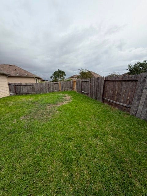 5406 Floral Valley Lane, Katy, TX 77449 Fully Fenced Backyard with Sprinkler System