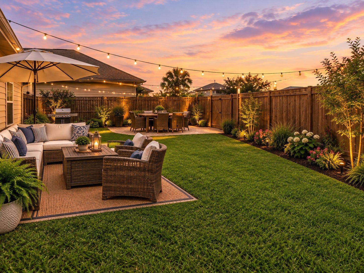 5406 Floral Valley Lane, Katy, TX 77449 Spacious Backyard, Sprinkler System, virtual enhancement