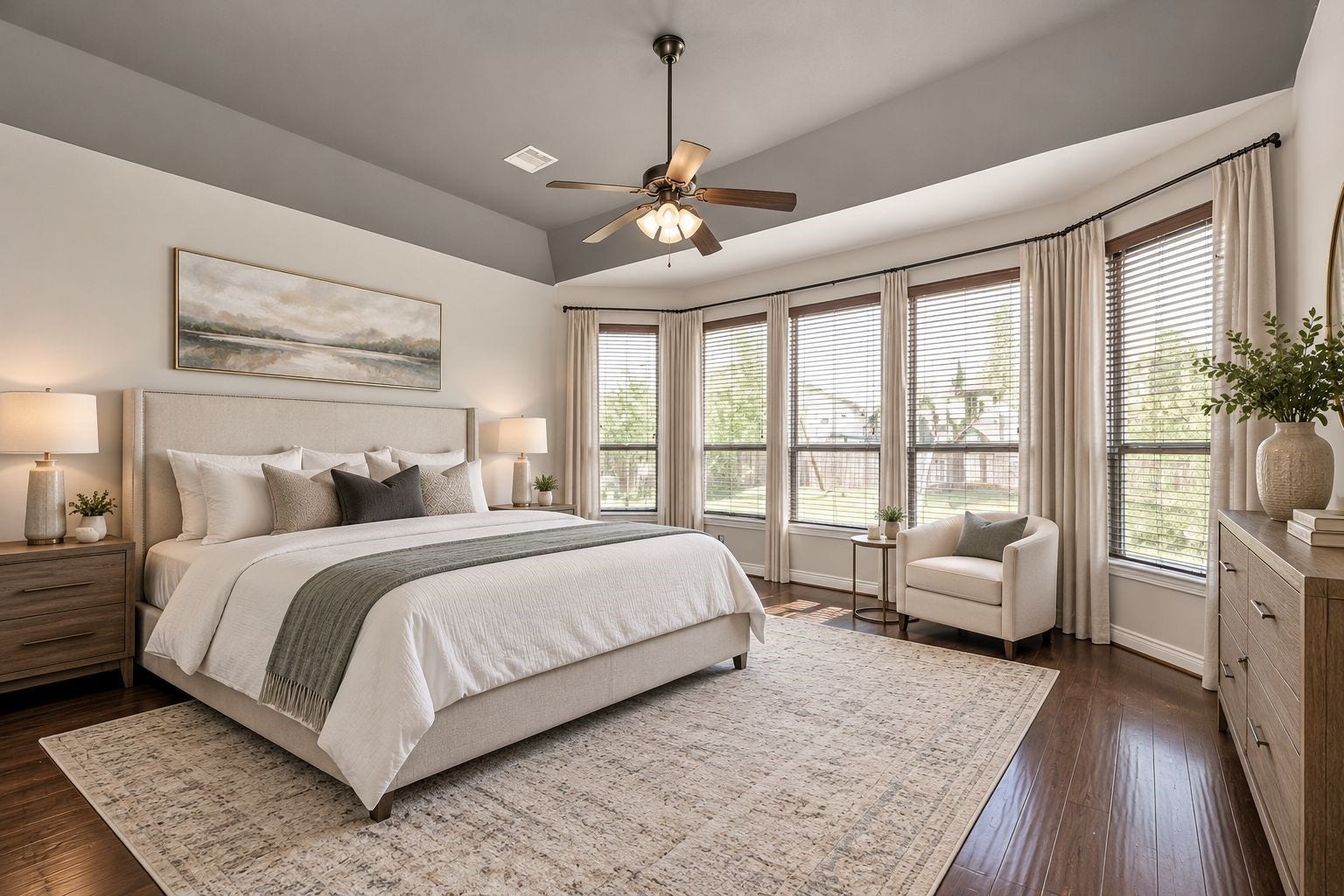 9422 Brannok Lane, Tomball, TX 77375 Virtually staged primary bedroom