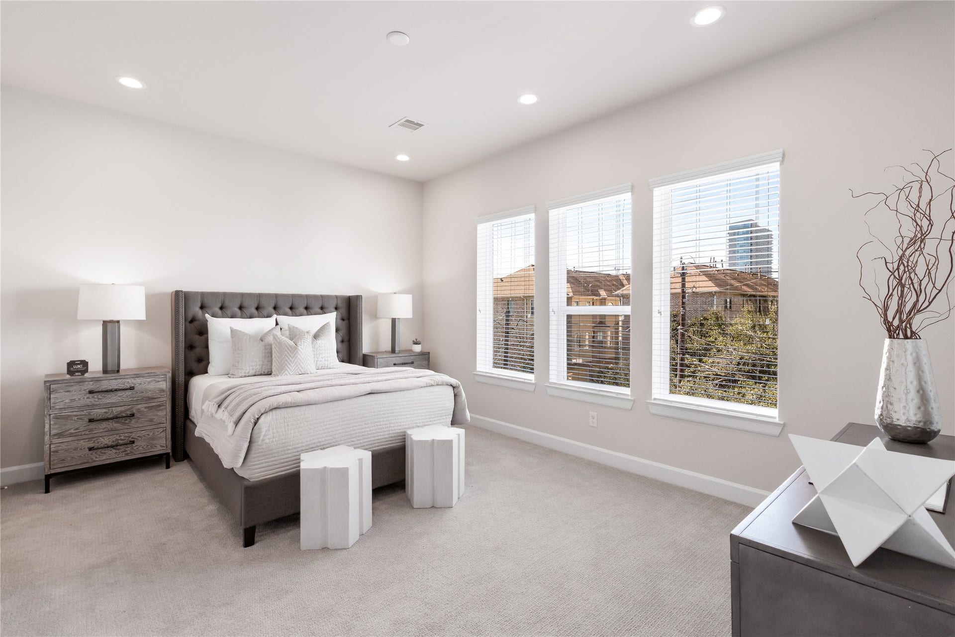 3111 La Branch Street, Houston, TX 77004 Third floor primary bedroom.