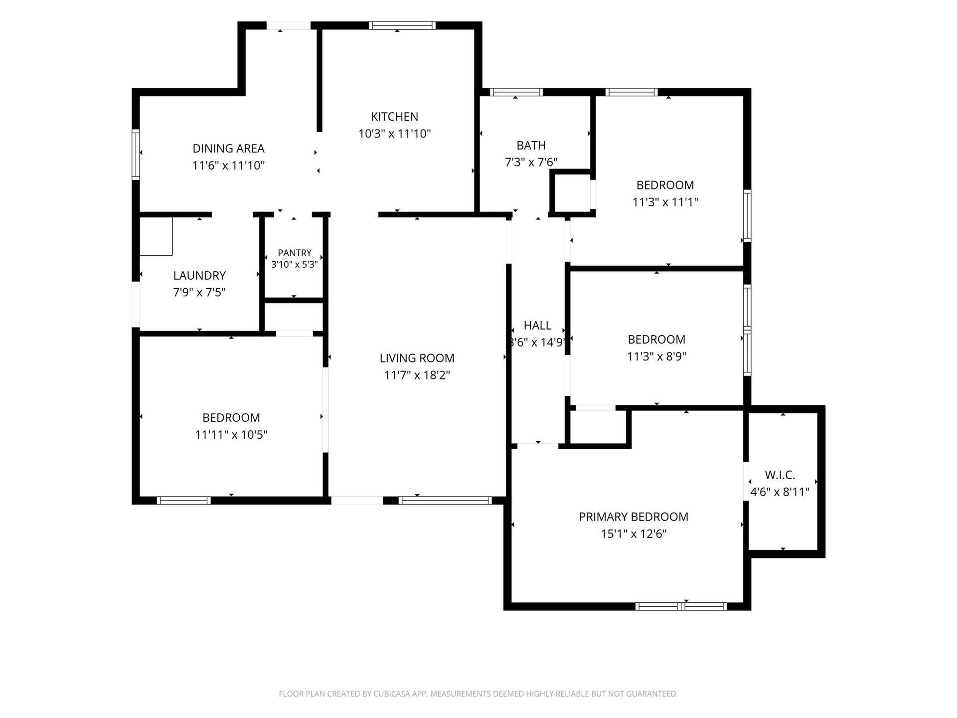 6638 Thornwall Street, Houston, TX 77092 Spacious floor plan featuring a large living room, three to possible four bedrooms including a primary suite with a walk-in closet, and a well-appointed kitchen adjacent to the dining area. Convenient laundry room and pantry add functionality.