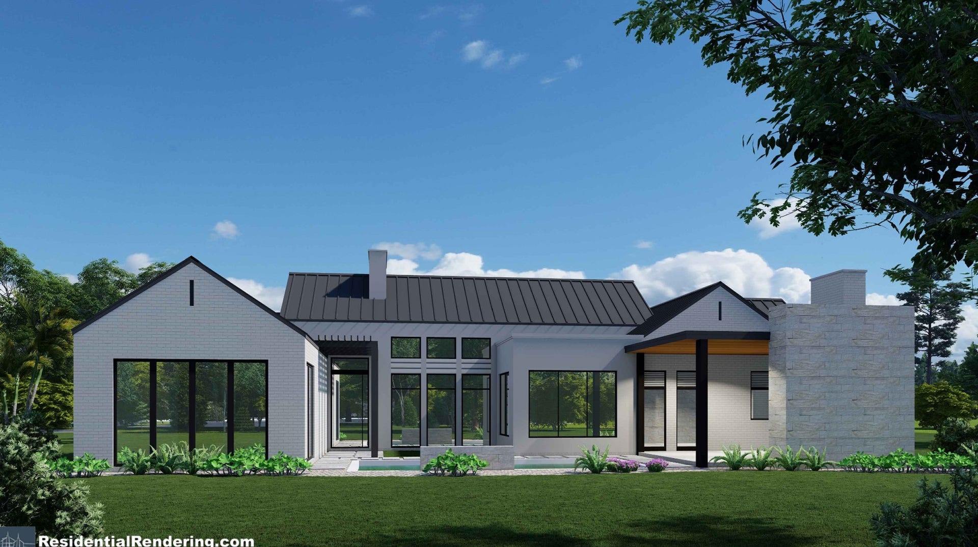 15 Hidden Cove, Missouri City, TX 77459 architectural renderings showcase the potential for a stunning custom home.