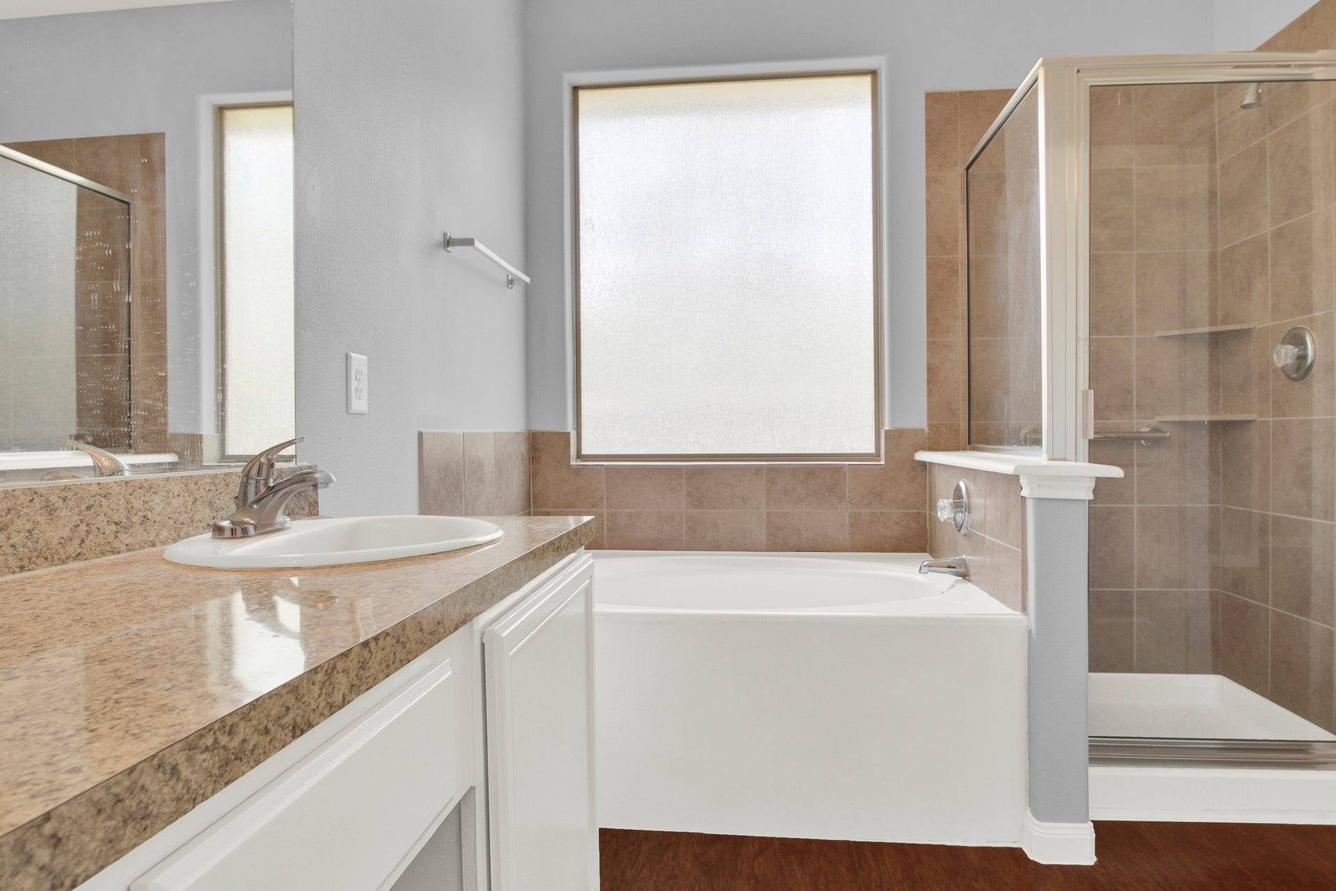 13425 Raintree Drive, Montgomery, TX 77356 Large soaking tub and separate walk-in shower.