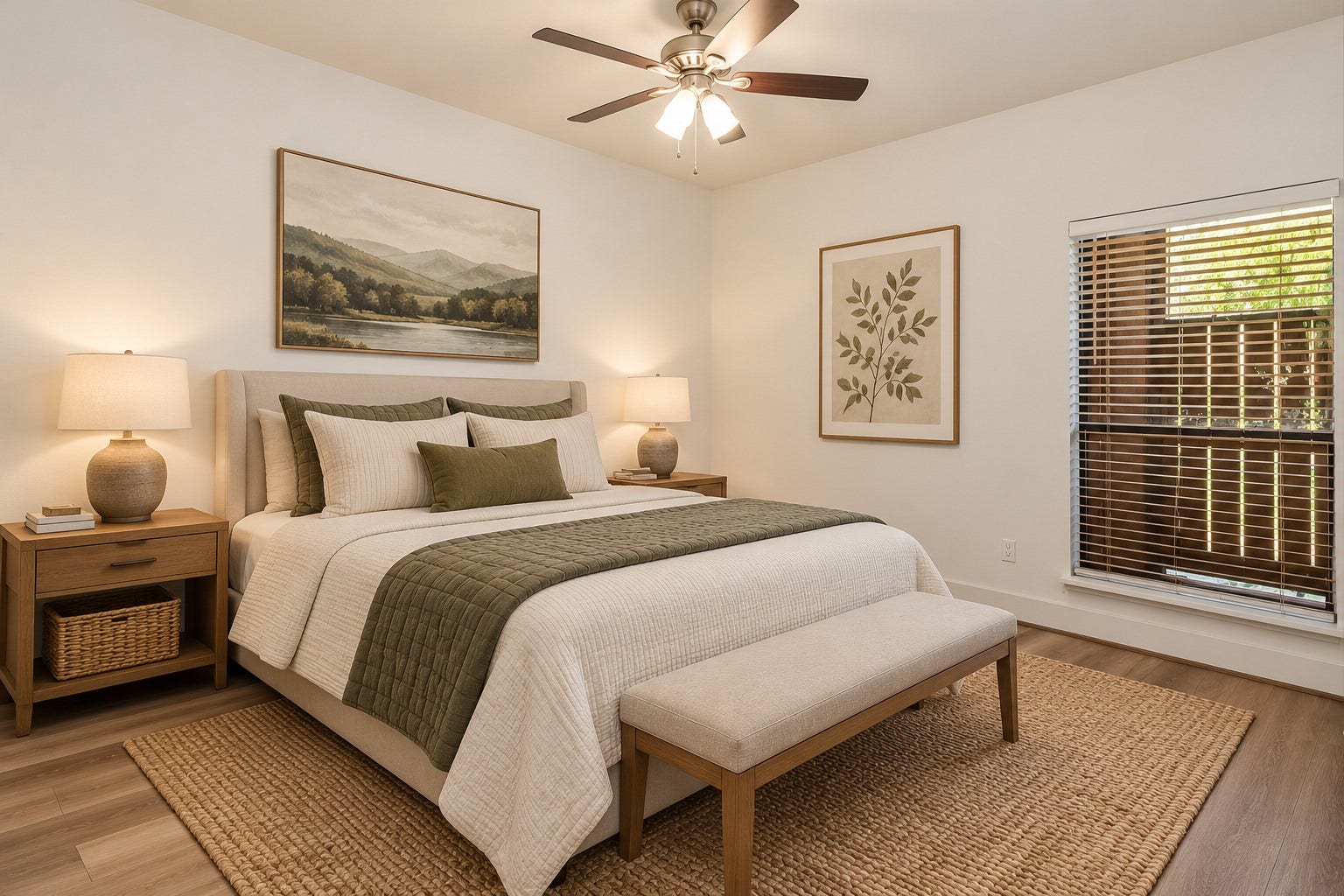 2025 Augusta Drive, #203, Houston, TX 77057 Bedroom is Virtually Stage Using Ai Enhancements