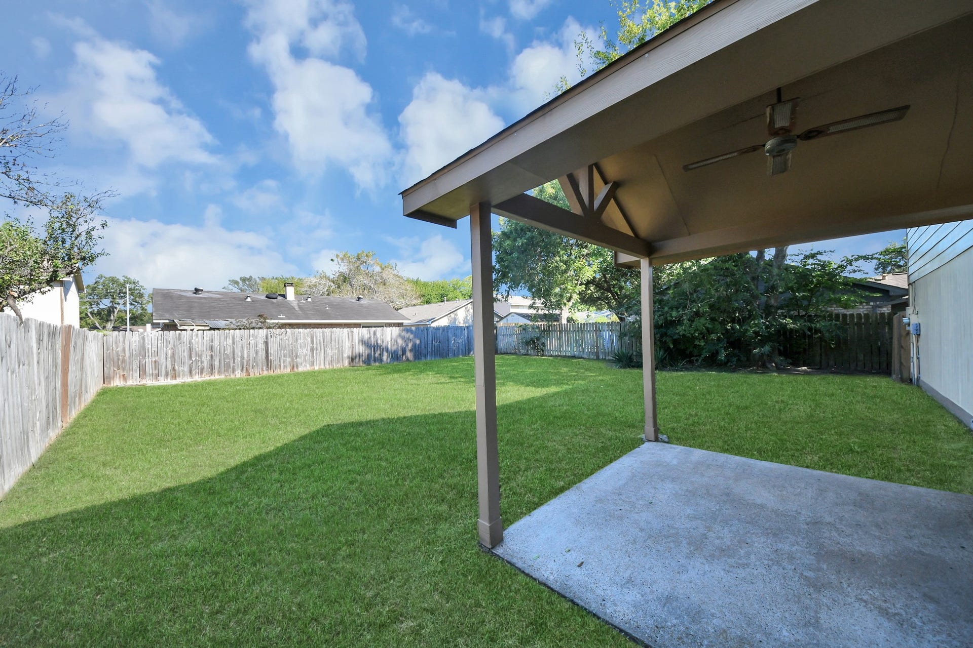935 Grand Junction Drive, Katy, TX 77450 Whether youre dreaming of hosting unforgettable weekend cookouts, creating an outdoor entertainment oasis, or simply enjoying a peaceful afternoon under the shade of mature trees, this outdoor space offers room to make it happen.