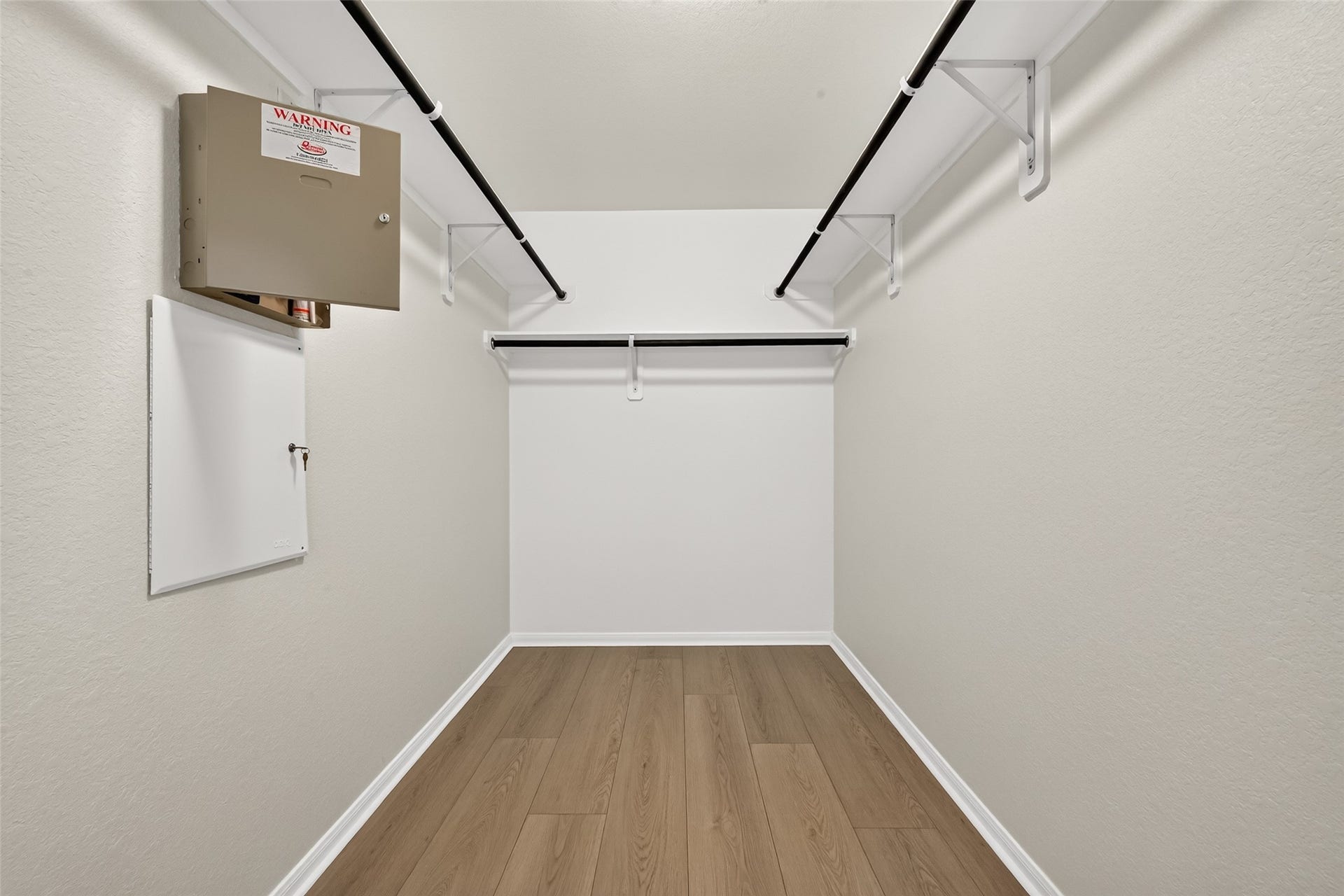 Primary closet