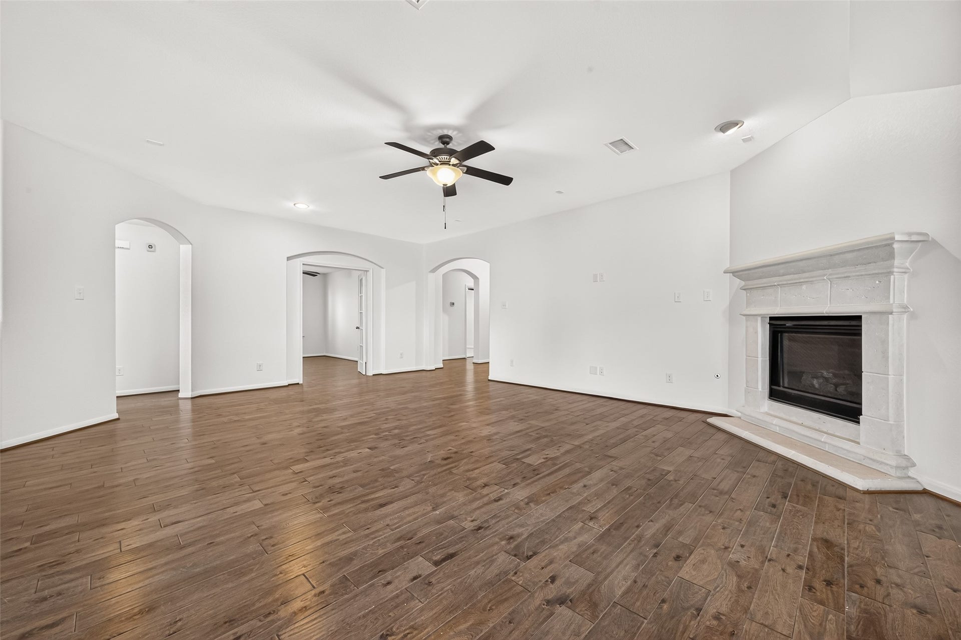 Spacious living room with direct access to the BONUS ROOM