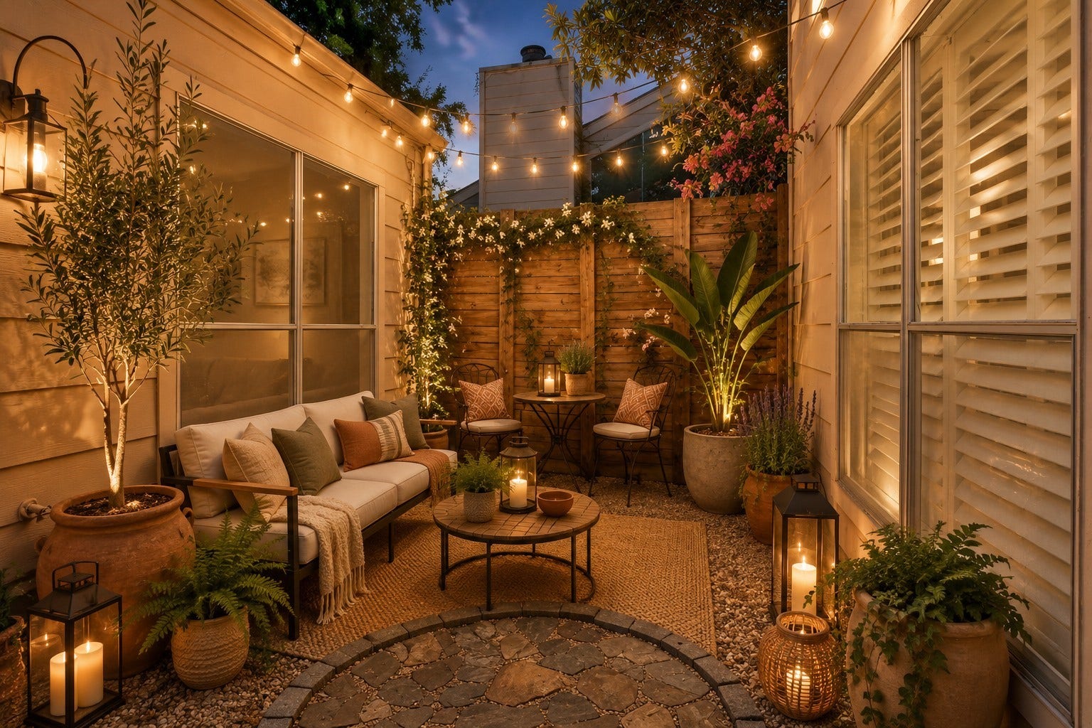1907 Trixie Lane, Houston, TX 77042 virtually staged patio
