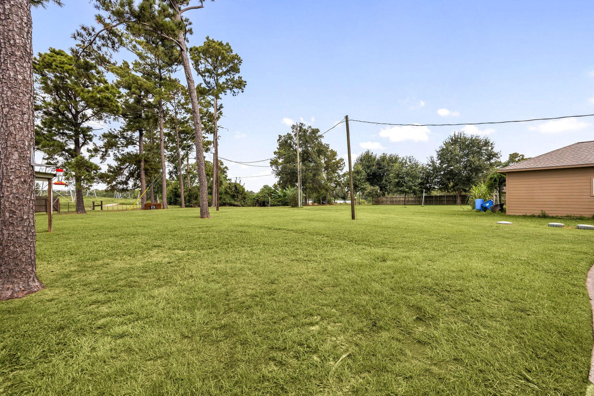 Nearly half-acre homesite provides an impressive amount of usable outdoor space.