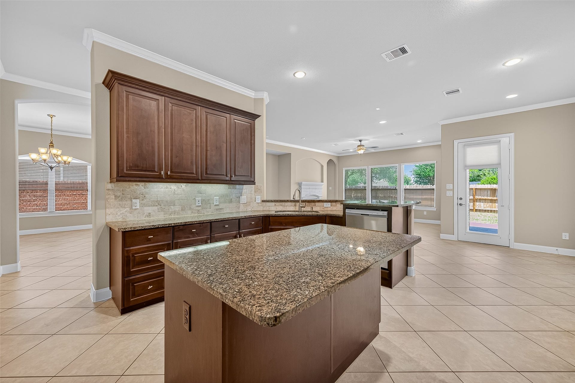 Big kitchen island