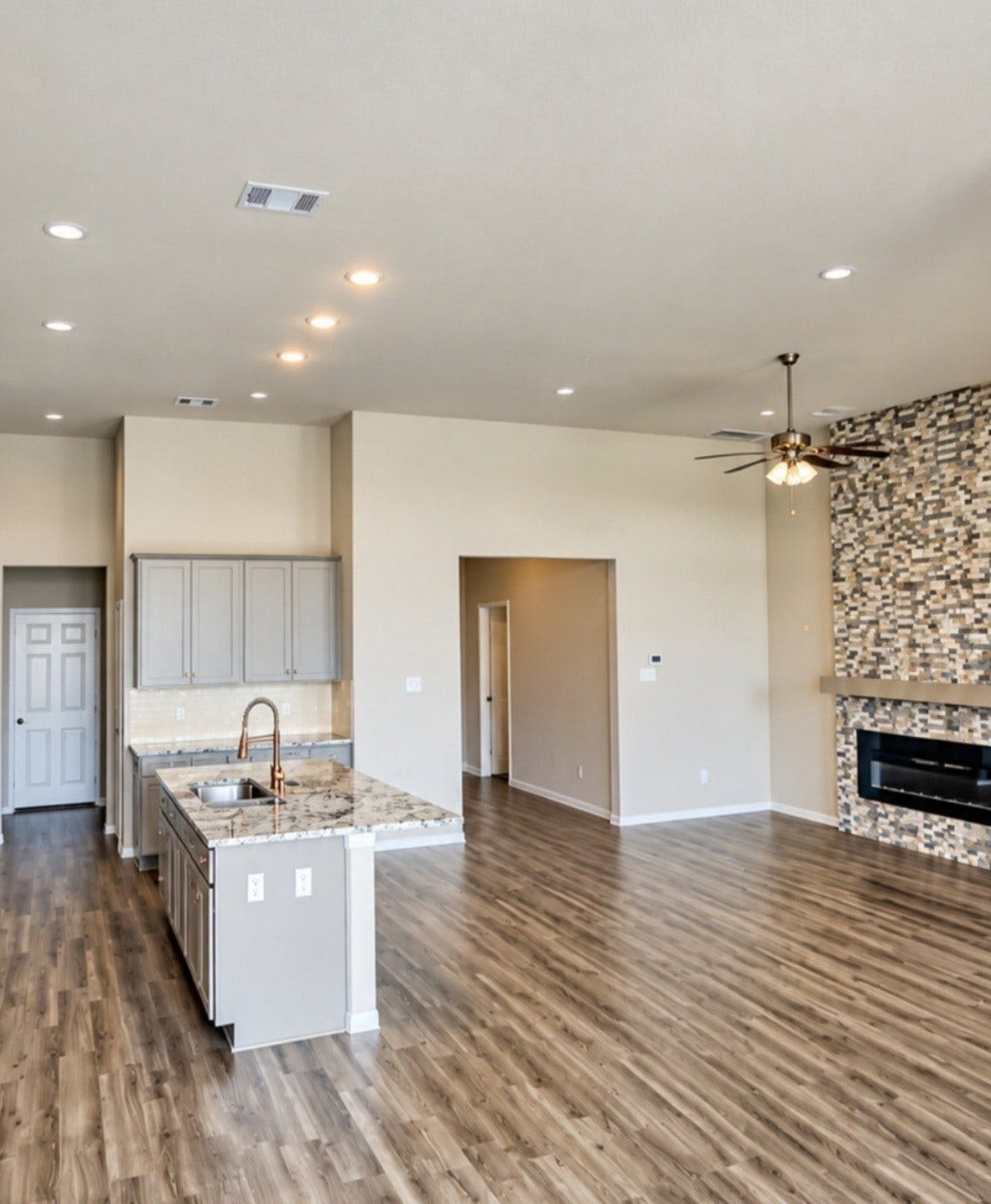 10715 Amador Peak Drive, Rosharon, TX 77583 FAMILY ROOM WITH COZY FIREPLACE