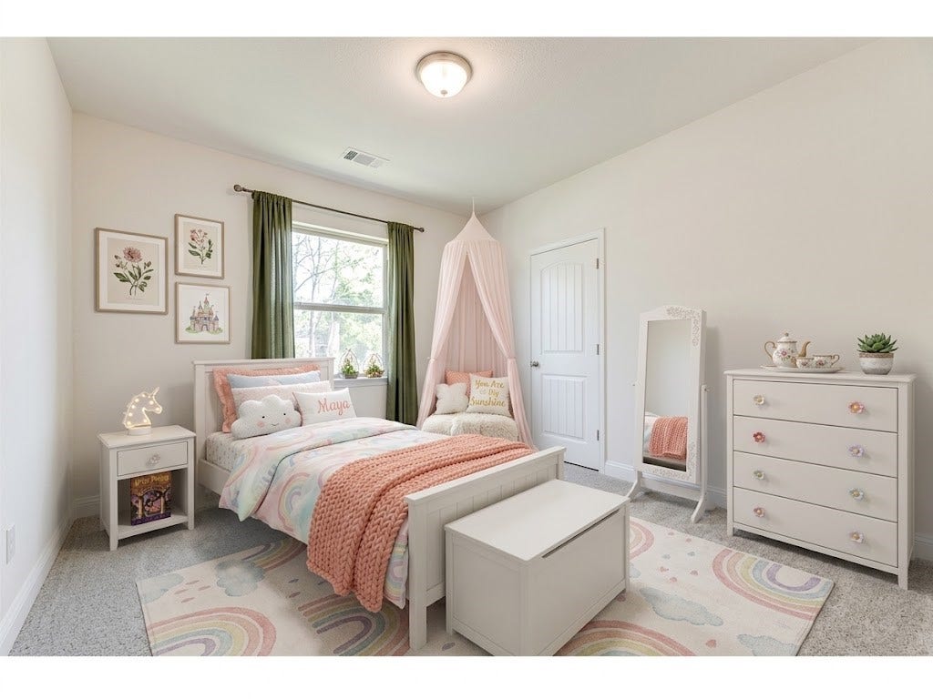702 Campbell Drive, League City, TX 77573 Bedroom #3 Virtually staged