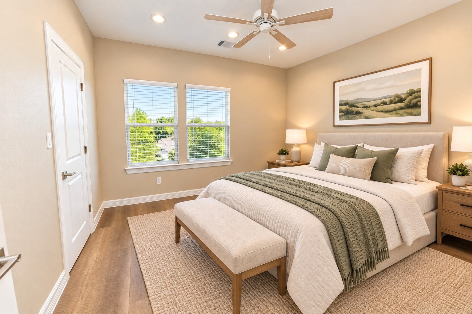 3248 Creekmont Drive, Houston, TX 77091 staged bedroom 1