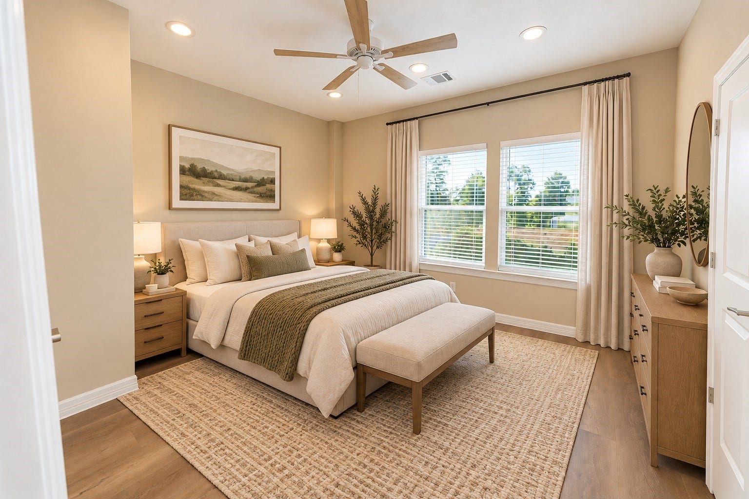 3248 Creekmont Drive, Houston, TX 77091 staged bedroom 2