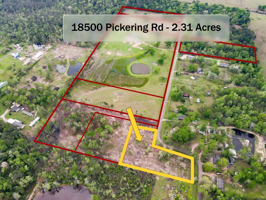 Property photo for 18500 Pickering Road, Conroe, TX
