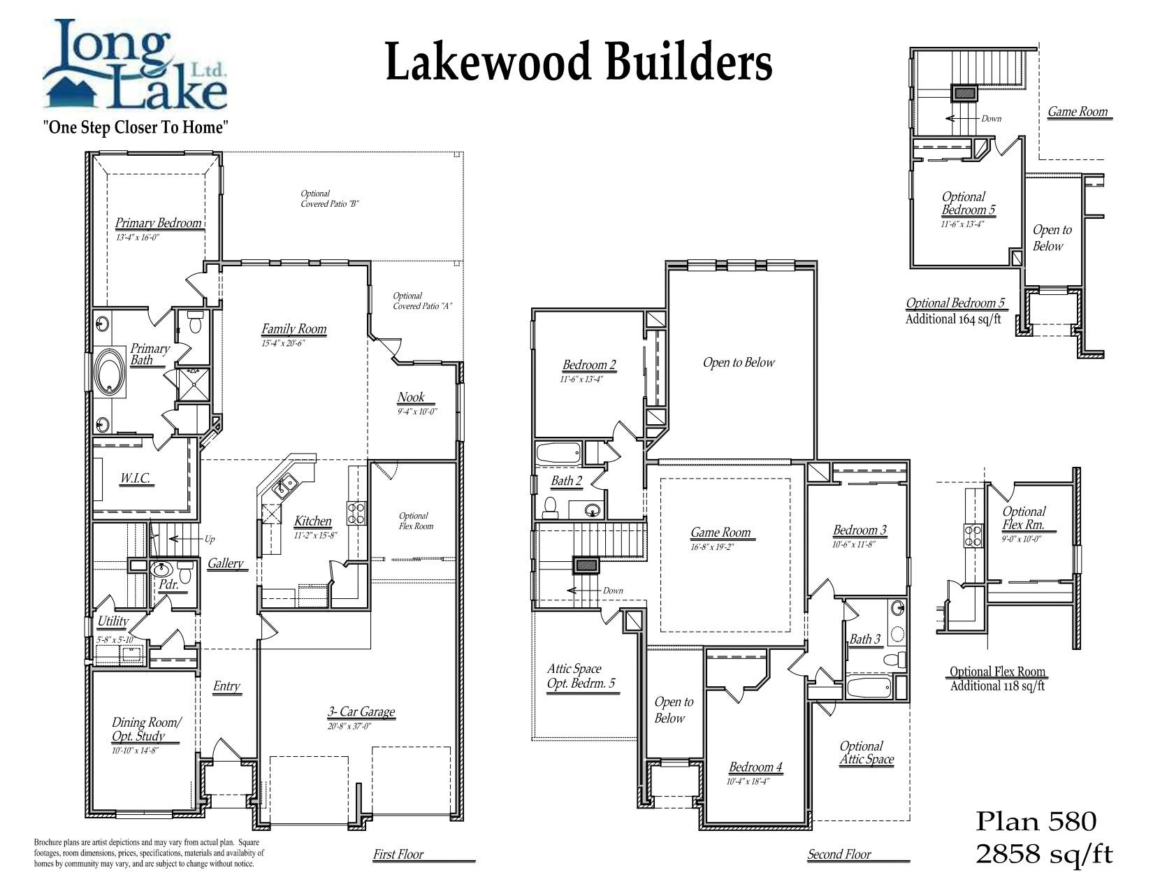 5914 Fox Peak Lane, Richmond, TX 77469 Plan 580 features 5 bedrooms, 3 full baths, and over 2,800 square feet of living space