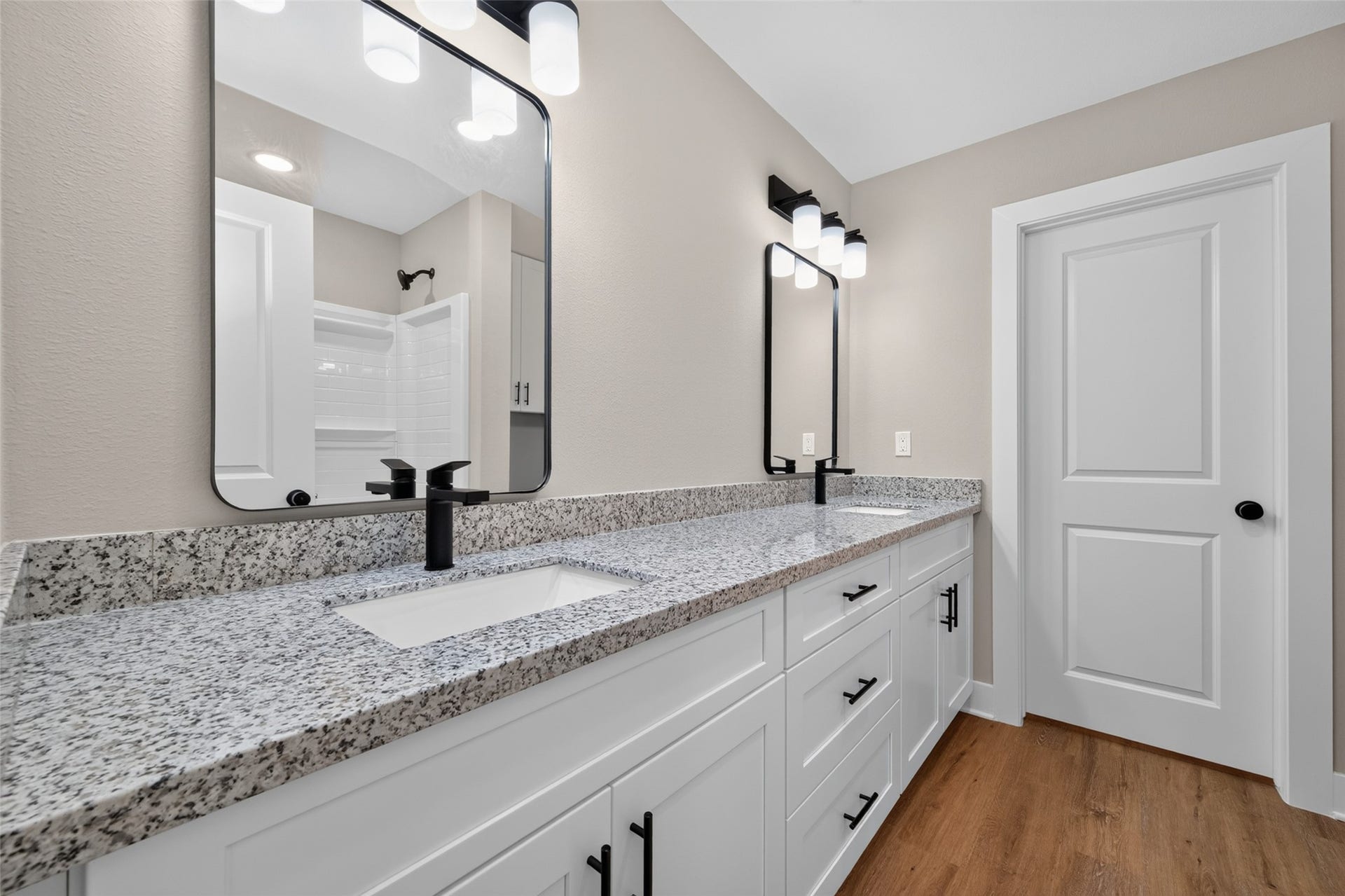 1060 Mann Road, #A, Conroe, TX 77303 Double vanity with plenty of storage.