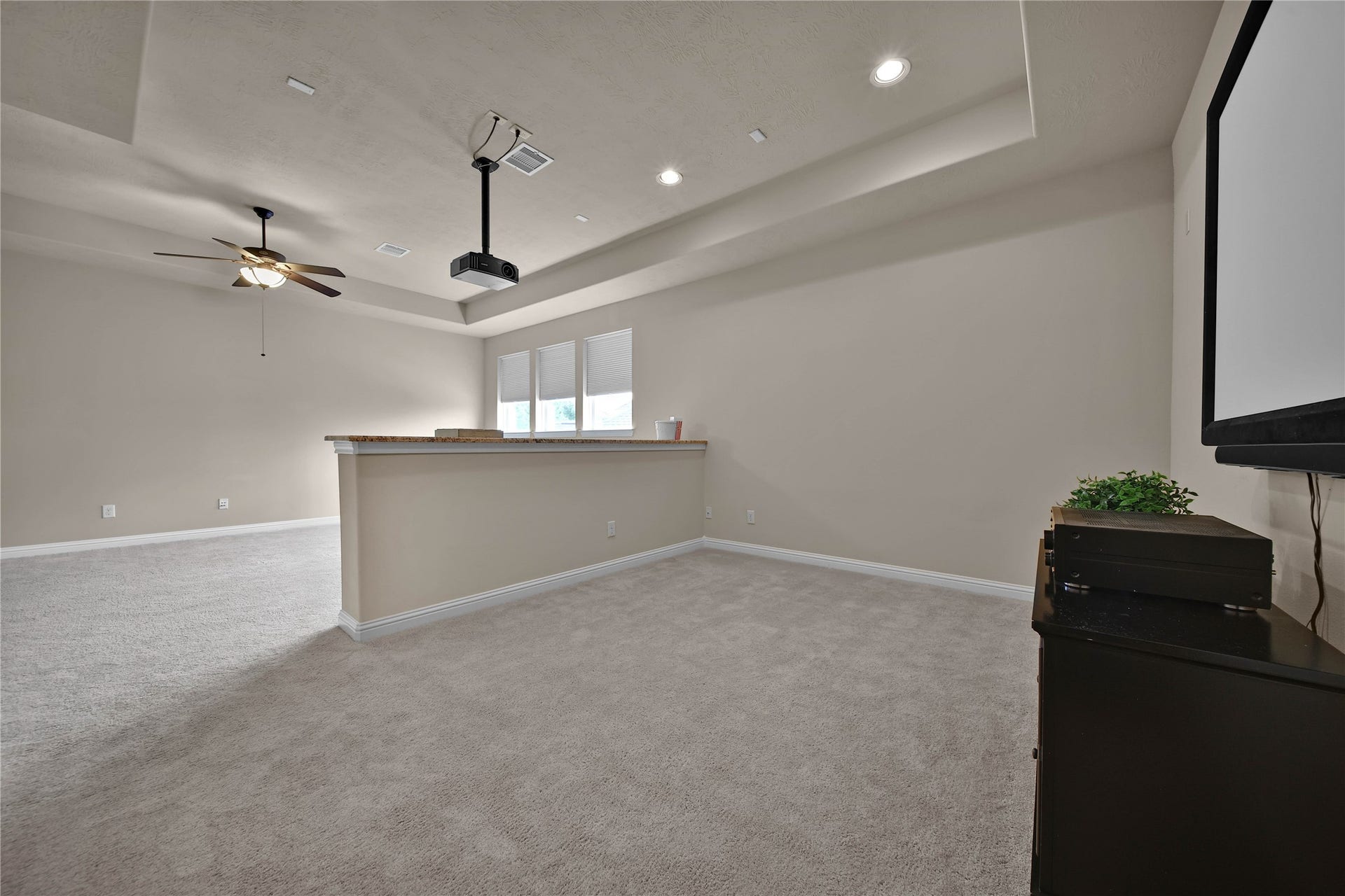 27707 Lakeway Trail Lane, Fulshear, TX 77441 Everything looks better on the big screen - especially and Astros win!