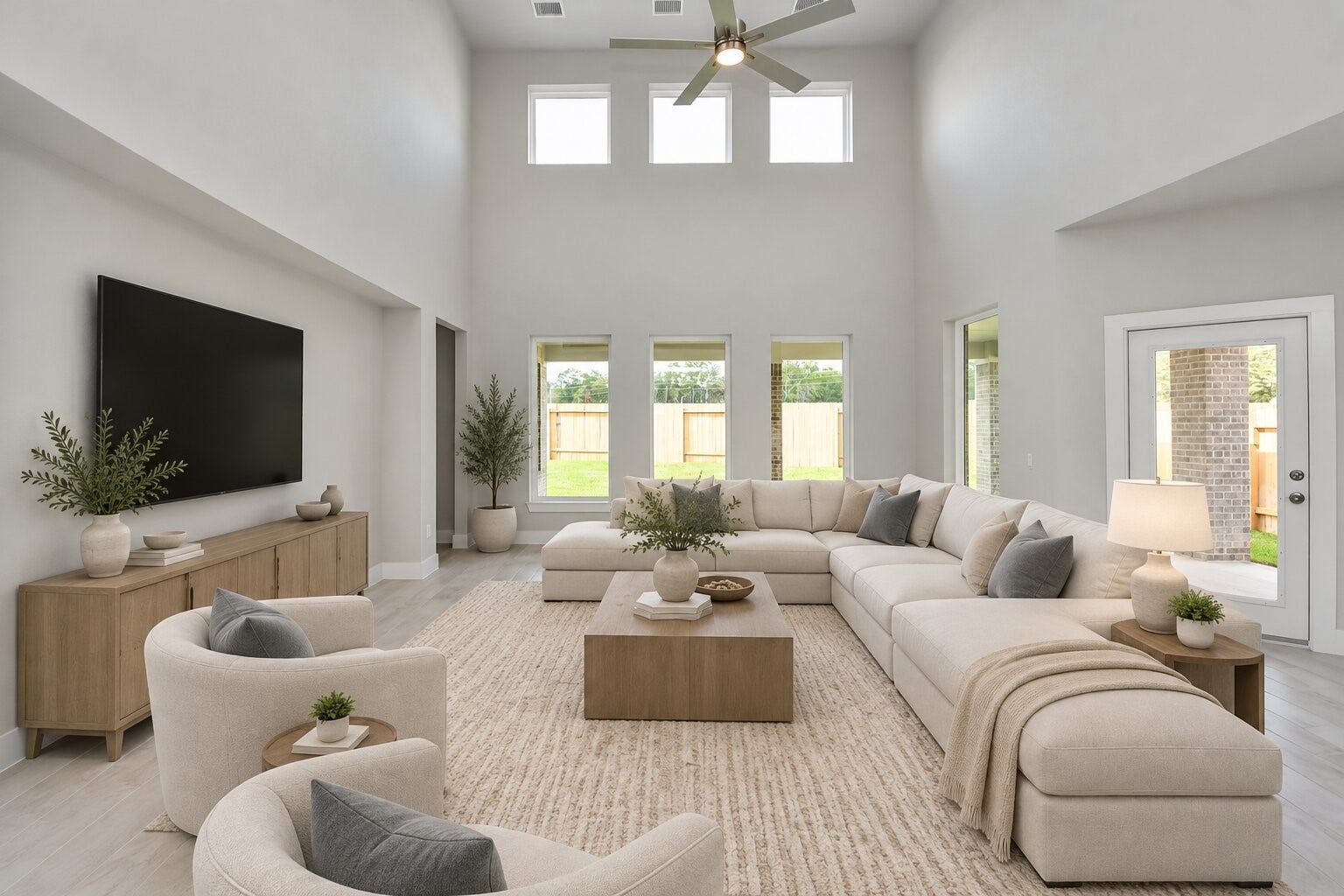 Virtually Staged - Living Room. Sample photo of completed home with similar floor plan. Actual colors and selections may vary.
