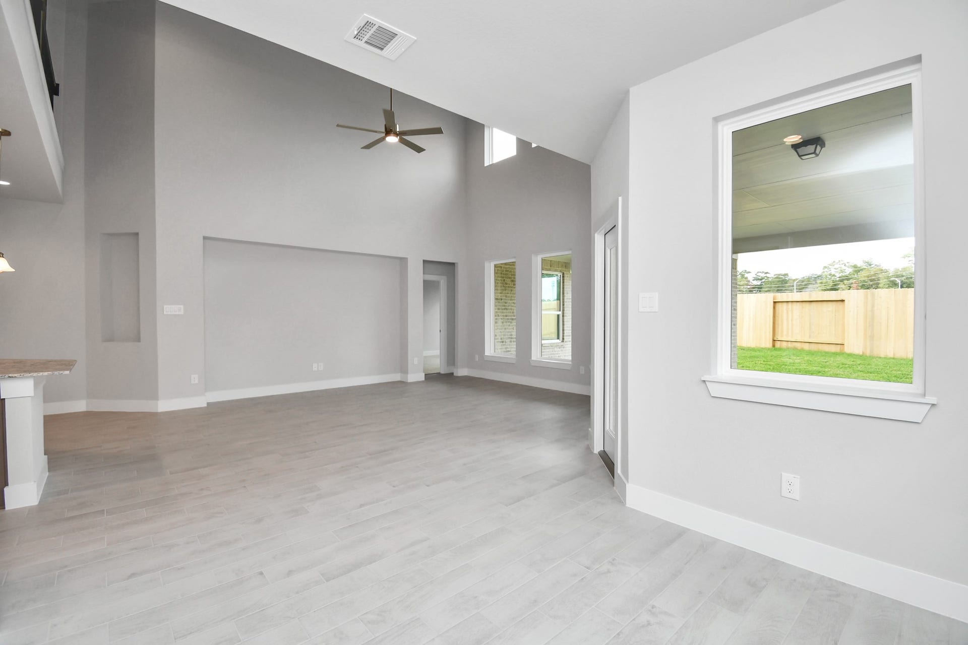 Another perspective from the breakfast area. Sample photo of completed home with similar floor plan. Actual colors and selections may vary.