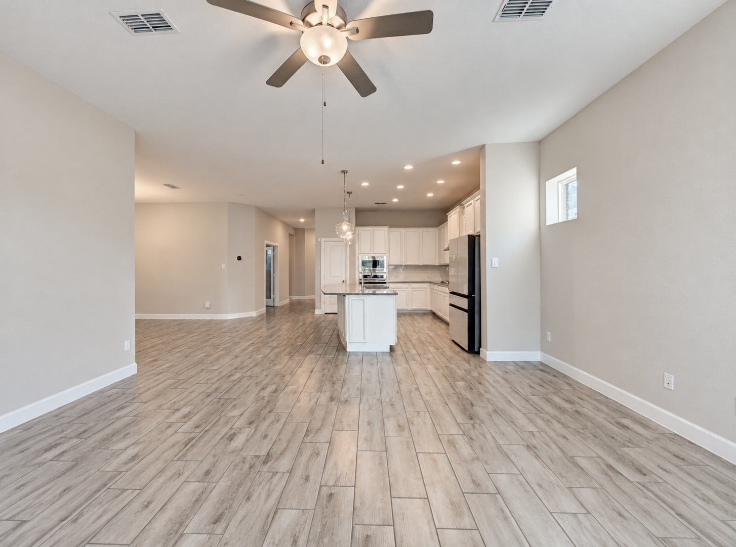 Open concept living area