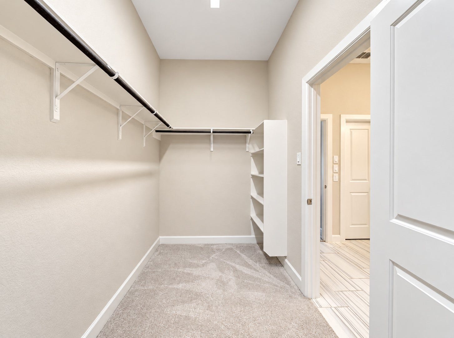 Primary walk-in closet