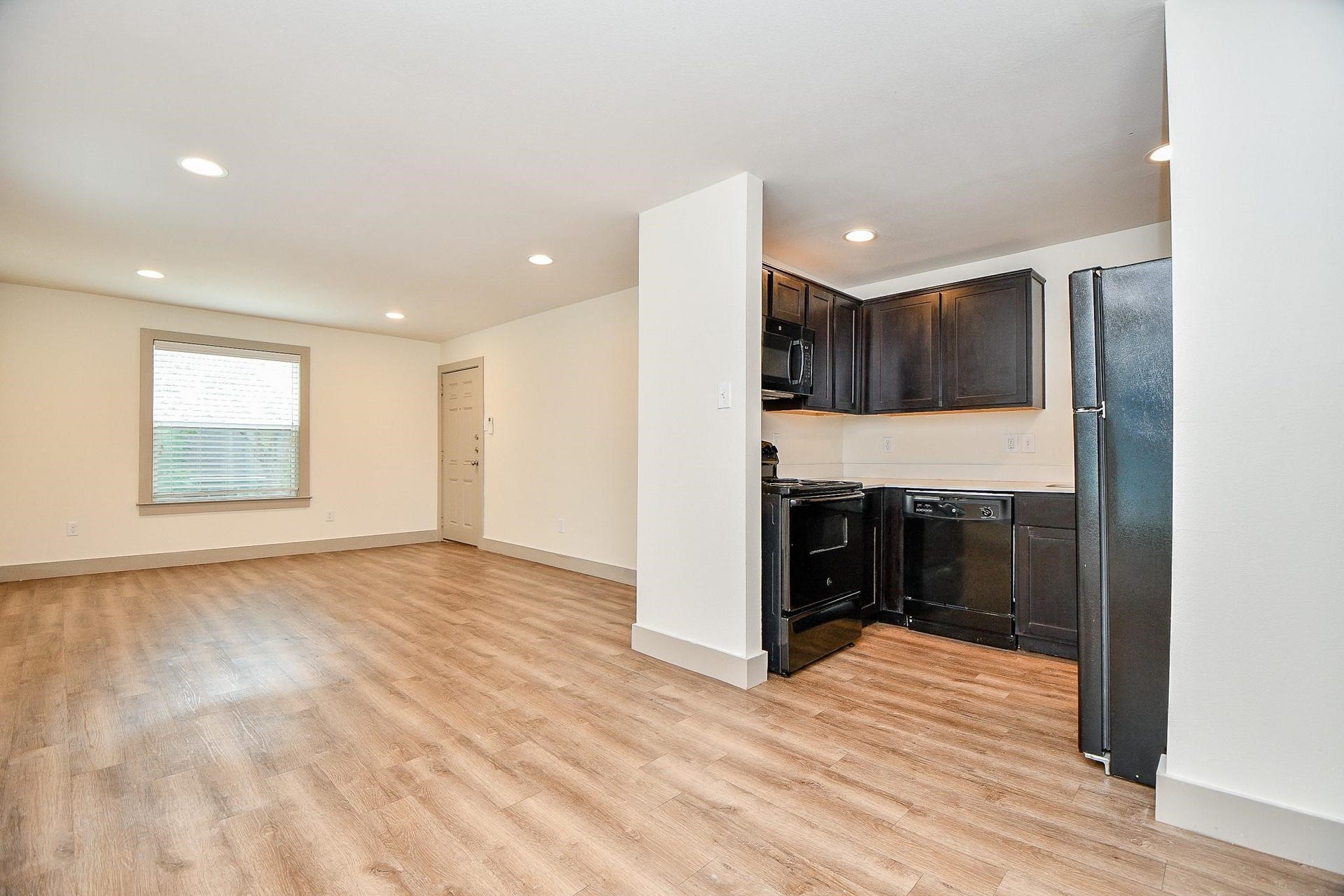 Spacious open floor plan ideal for modern, connected living.