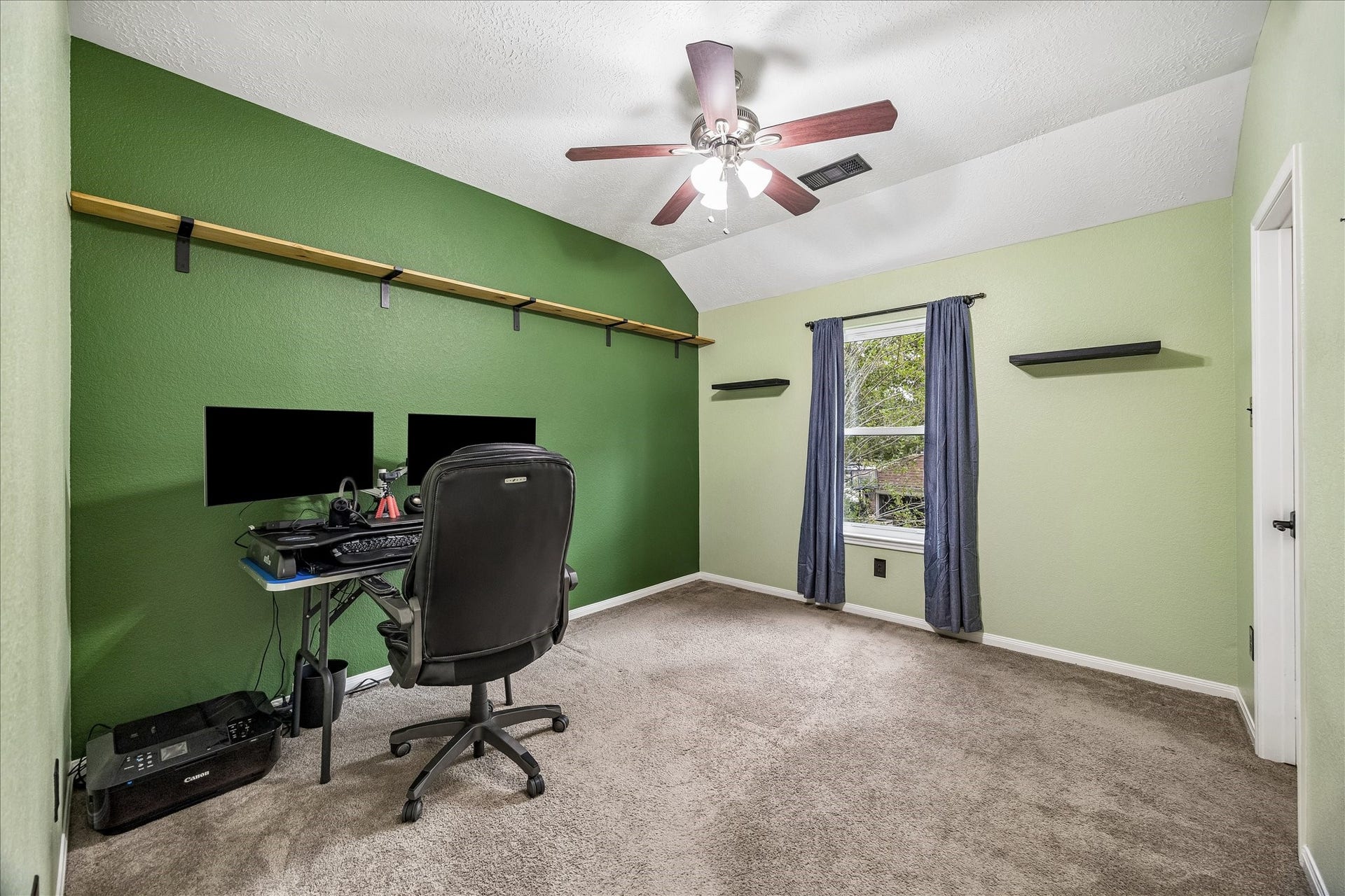 1918 Mercoal Drive, Spring, TX 77386 This guest bedroom has been an office