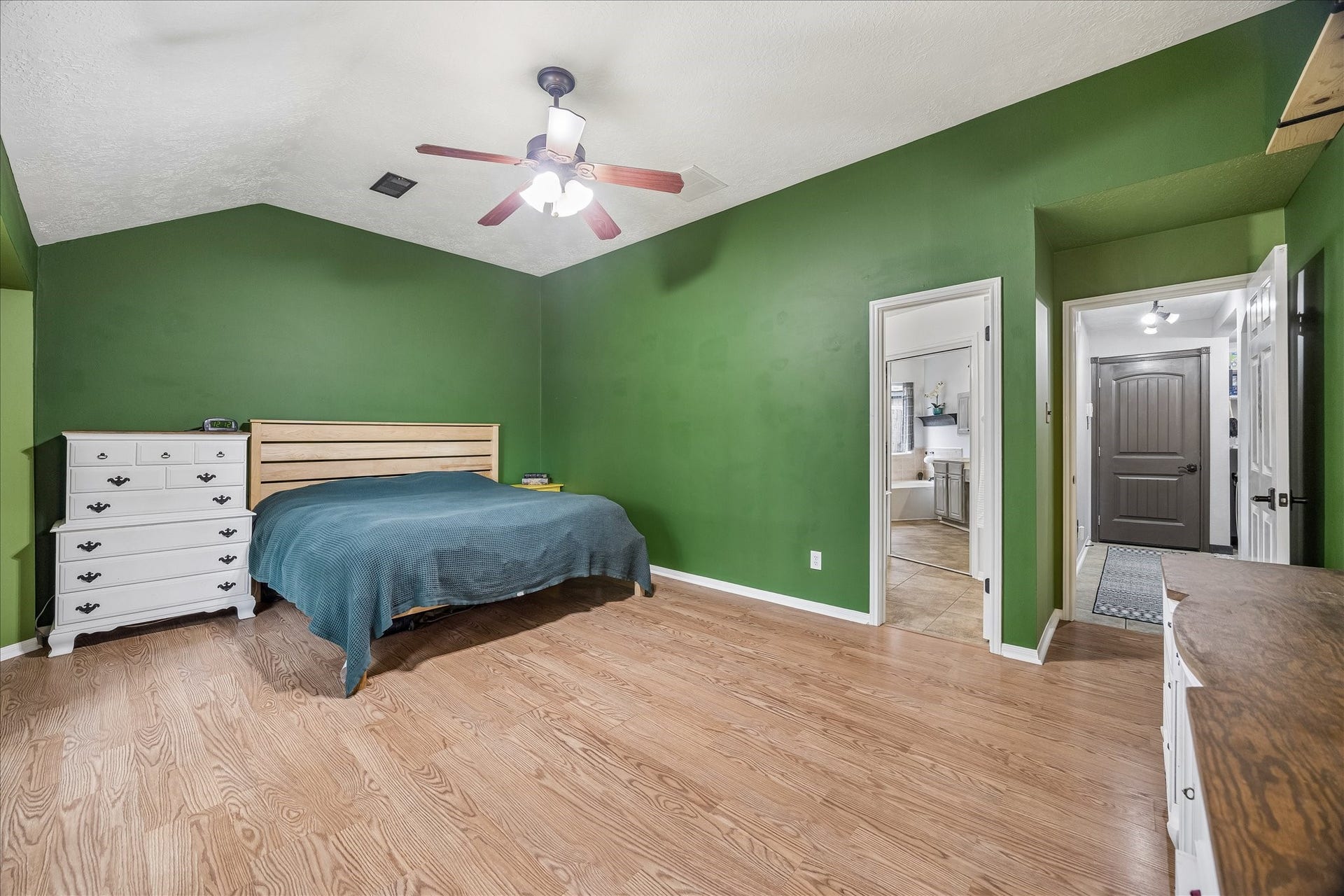 1918 Mercoal Drive, Spring, TX 77386 The primary bedroom is HUGE with lots of natural light