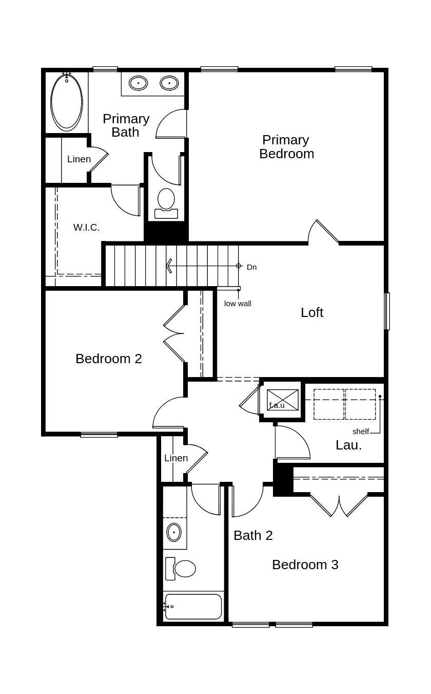 19203 Pulse Laser Lane, Hockley, TX 77447 This floor plan features 3 bedrooms, 2 full baths, 1 half bath, and over 1,700 square feet of living space.