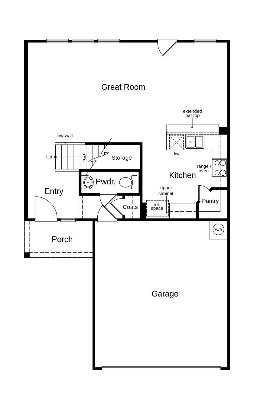 19203 Pulse Laser Lane, Hockley, TX 77447 This floor plan features 3 bedrooms, 2 full baths, 1 half bath, and over 1,700 square feet of living space.