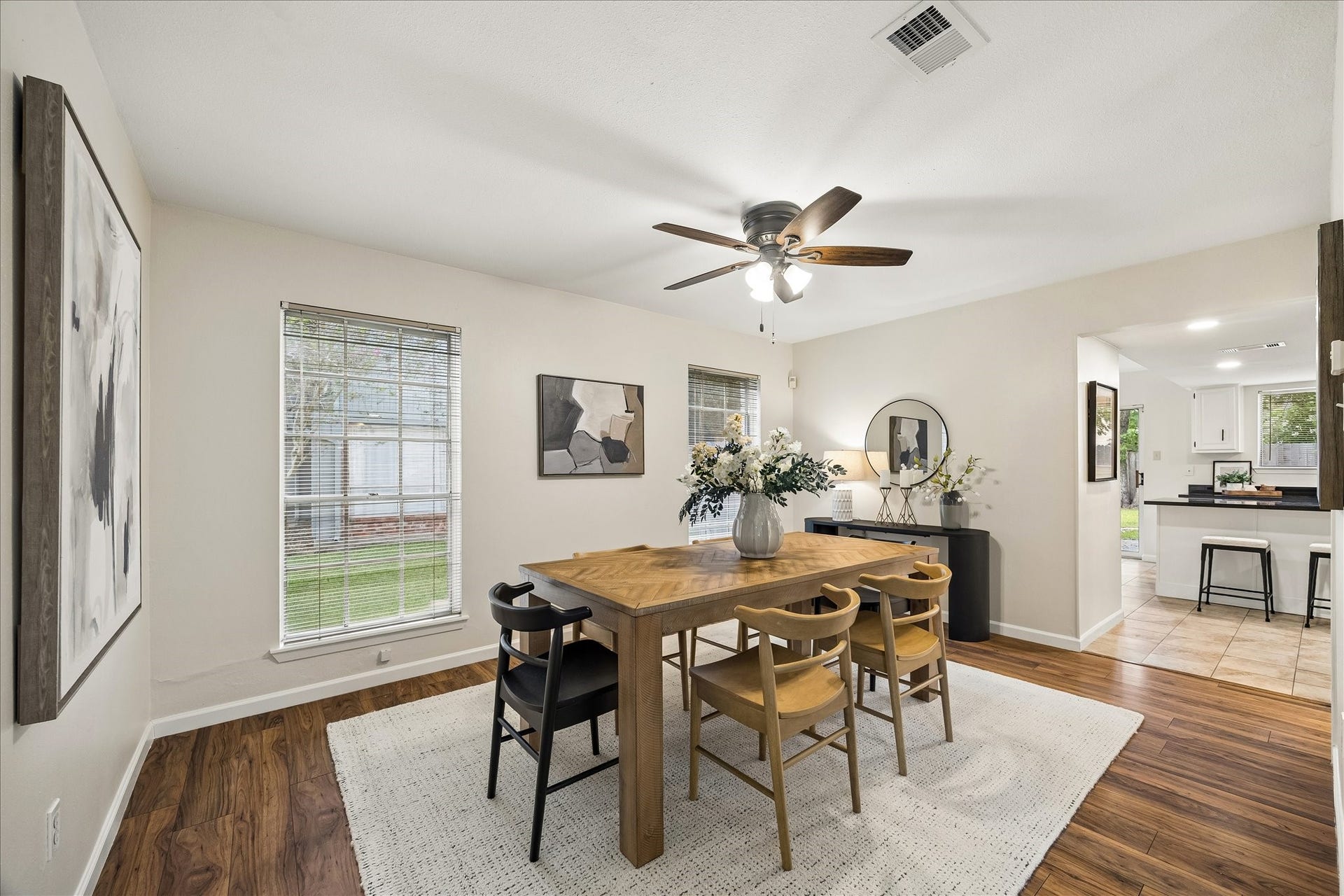 This house is great for entertaining with the formal dining room and open living area.