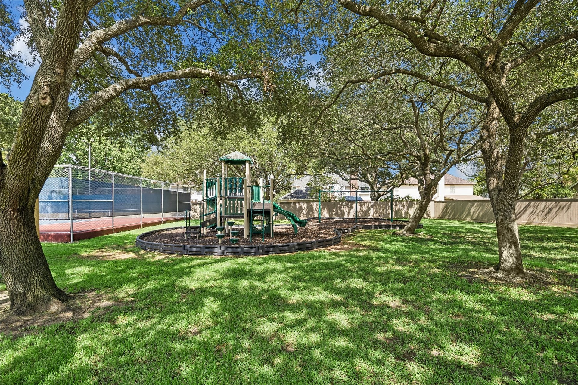 The tennis courts and playground. Come take a look today!