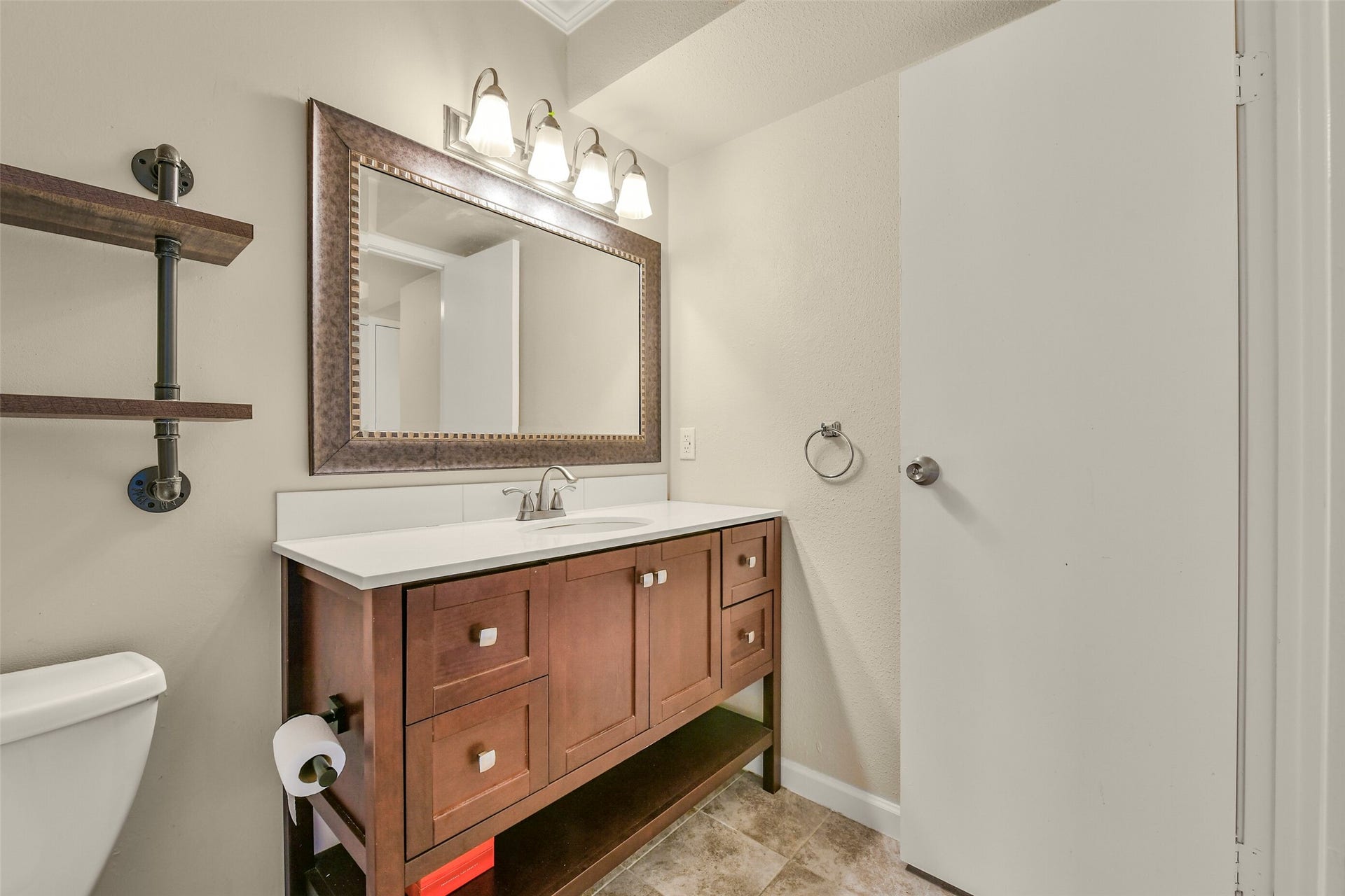 Upgraded bathroom