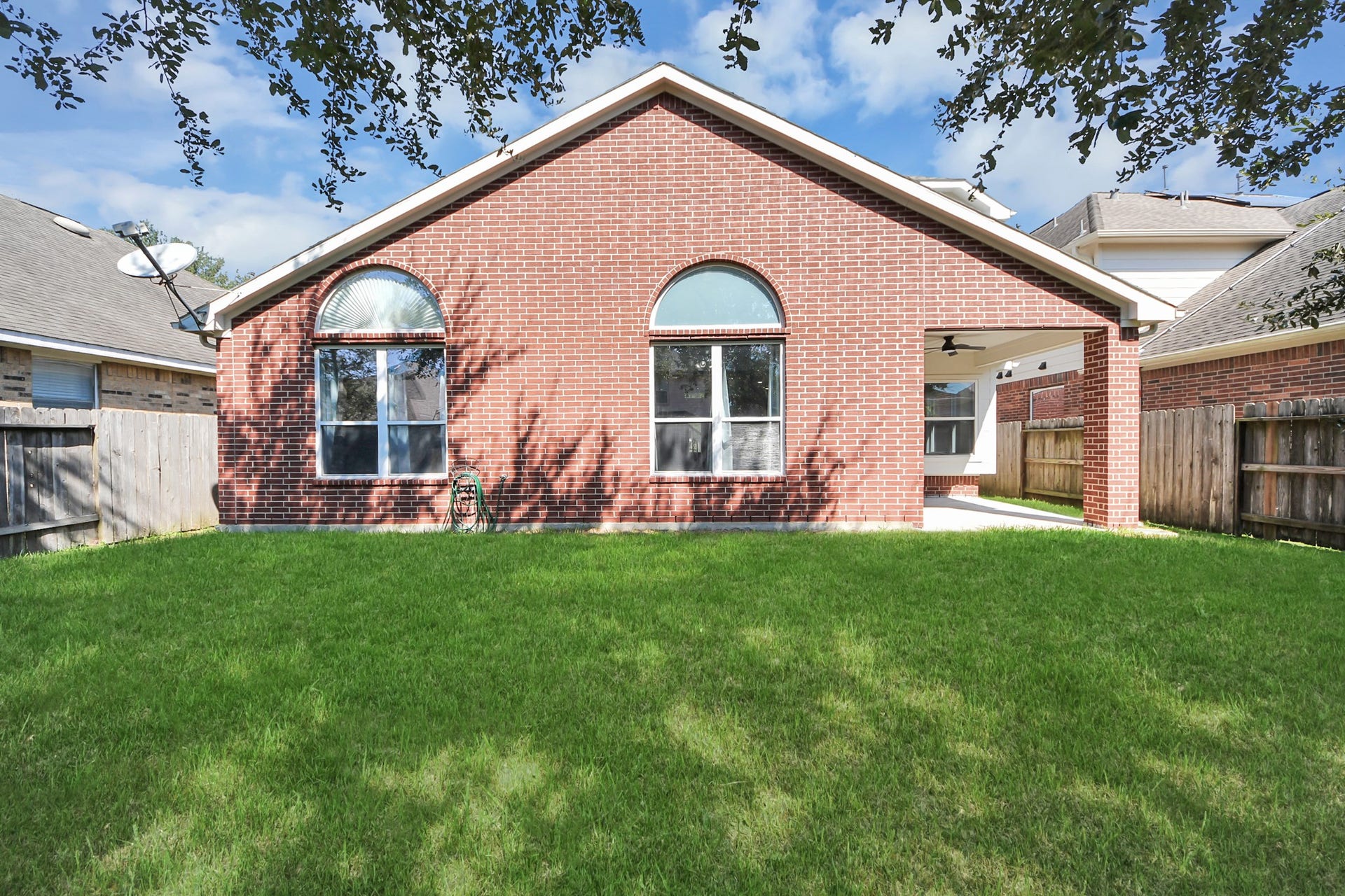 6114 Hollydale Ridge Lane, Katy, TX 77494 Back view of the home