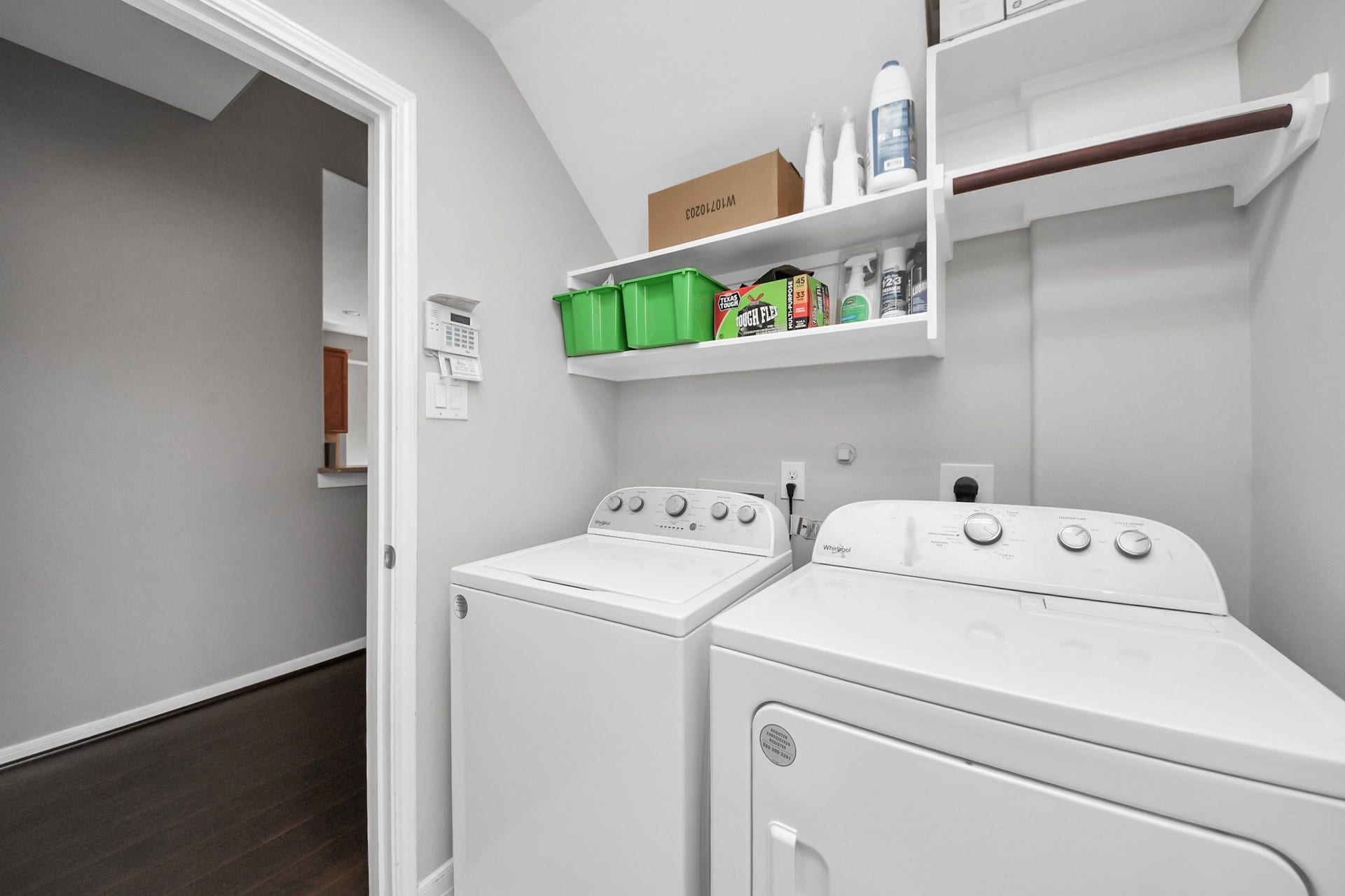 6114 Hollydale Ridge Lane, Katy, TX 77494 Washer and dryer convey with the home
