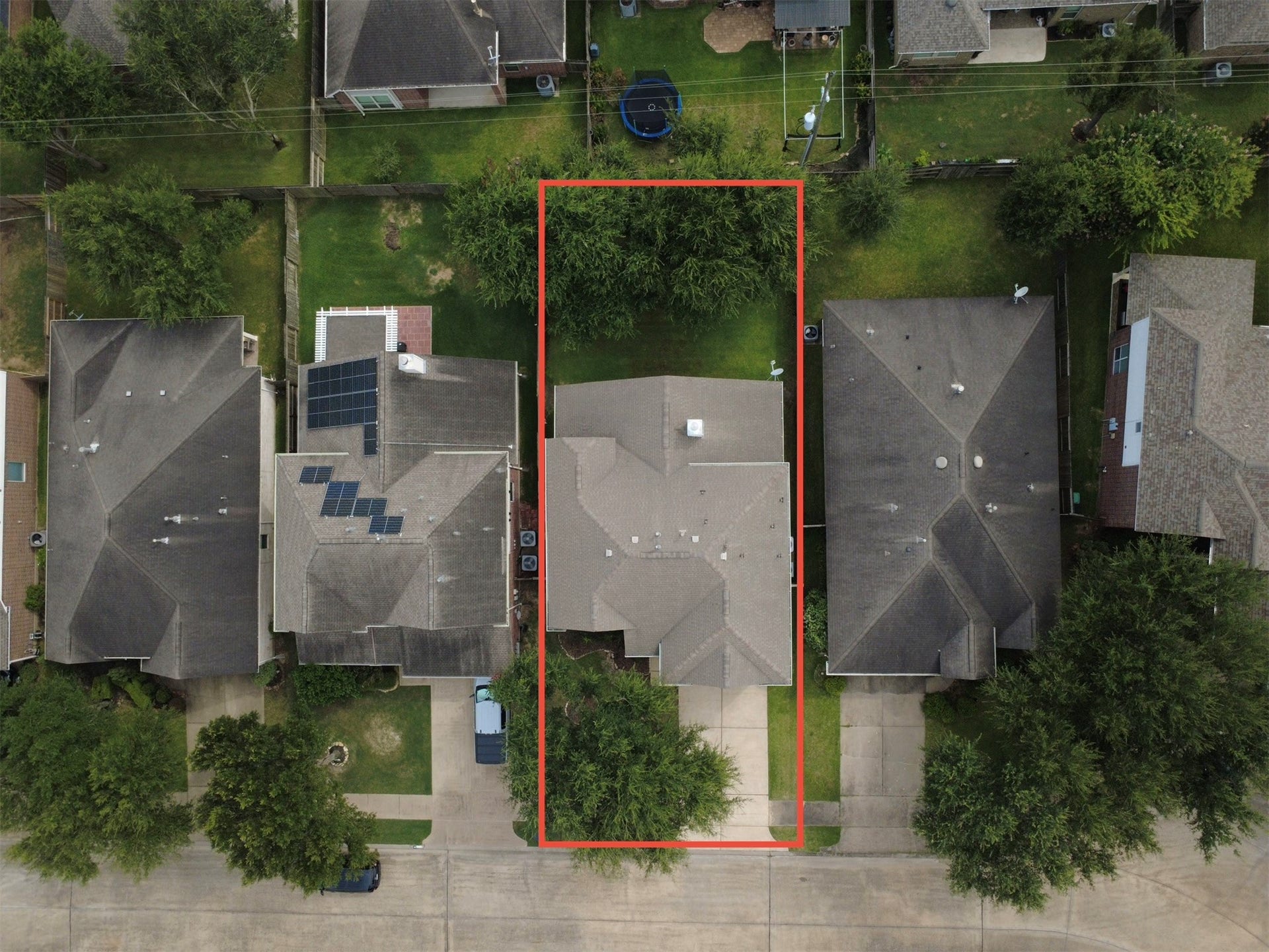 6114 Hollydale Ridge Lane, Katy, TX 77494 Ariel view of the property