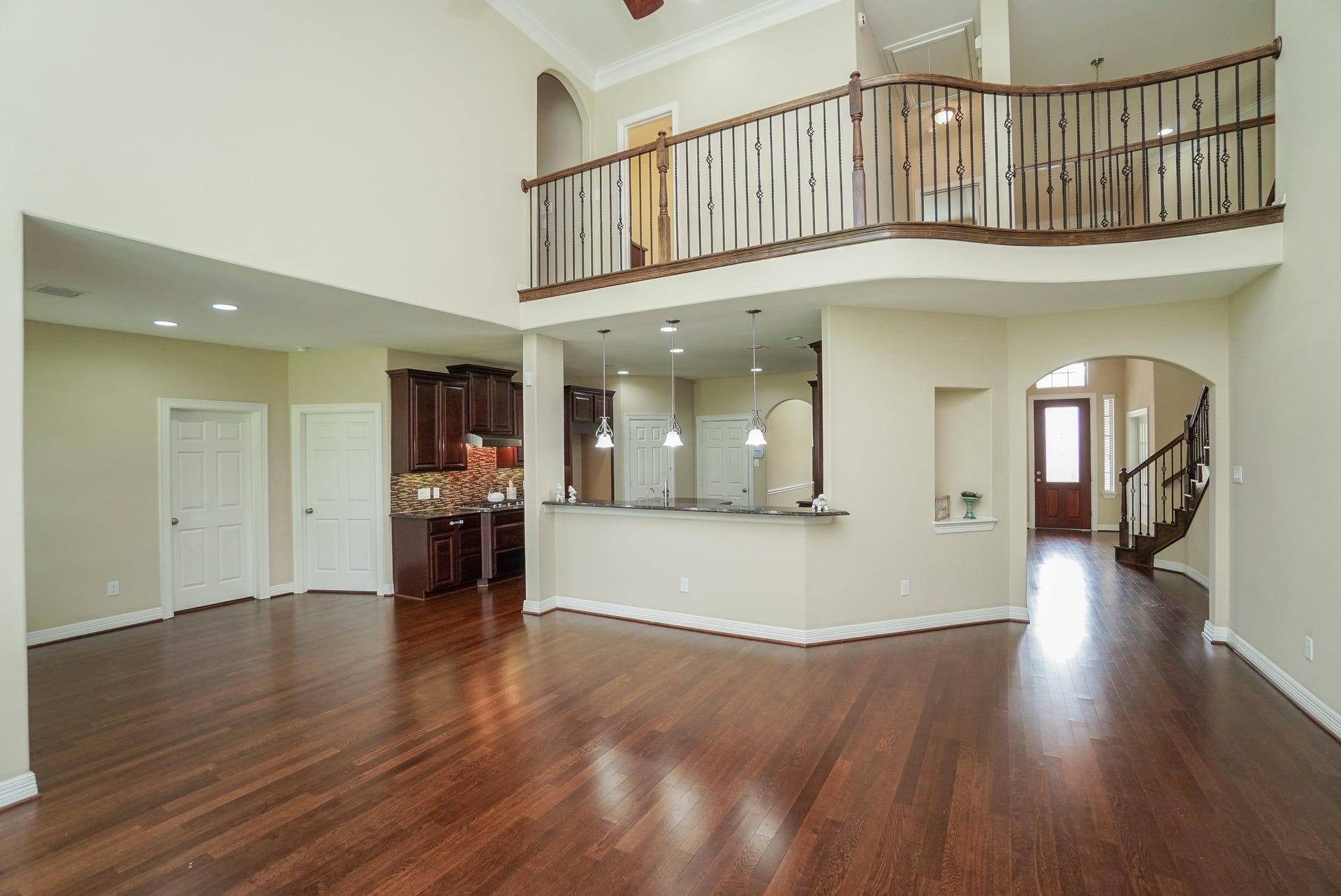 3434 Norwich Gardens Lane, Fulshear, TX 77441 Your view from the fireplace looking toward the front door.