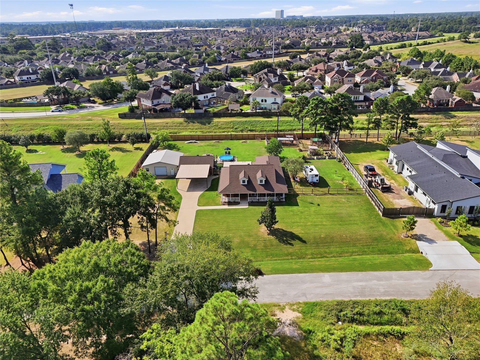 10711 Indian Trails Drive, Tomball, TX 77375 Enjoy approximately 400 feet of privacy fencing, and ask your real estate agent for the complete list of property updates and improvements.